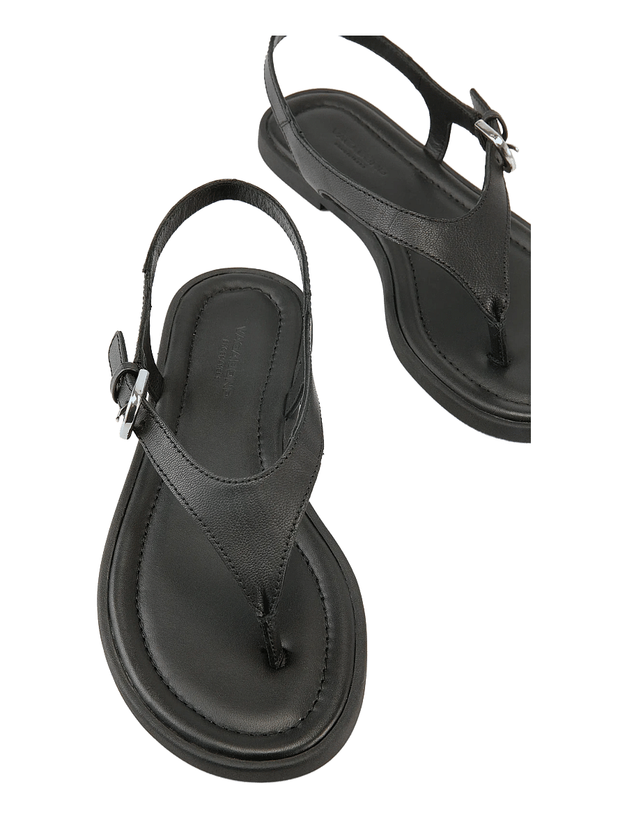 VAGABOND - ZAIDA - platta sandaler - black - 4