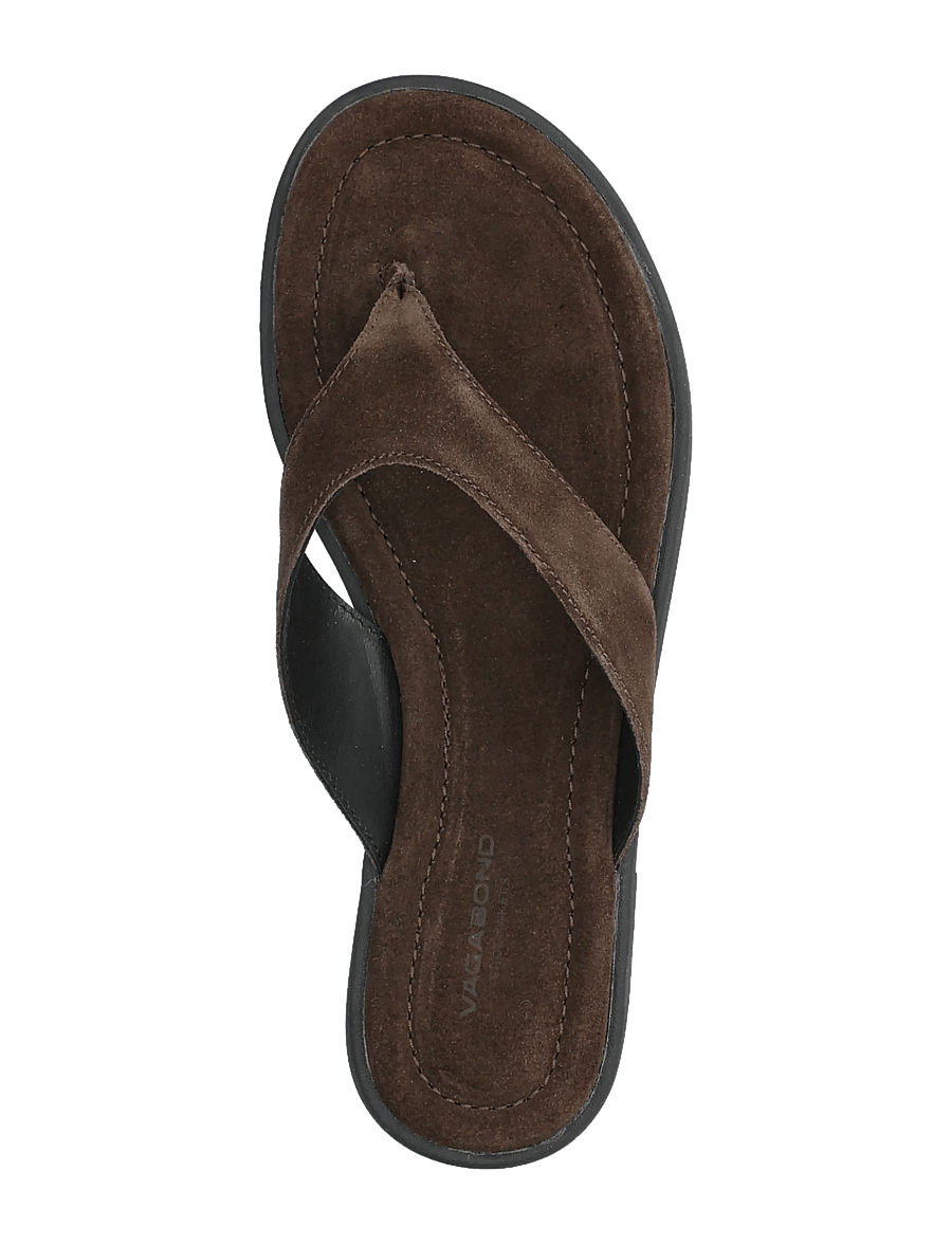 VAGABOND - ZAIDA - platta sandaler - dark brown - 3