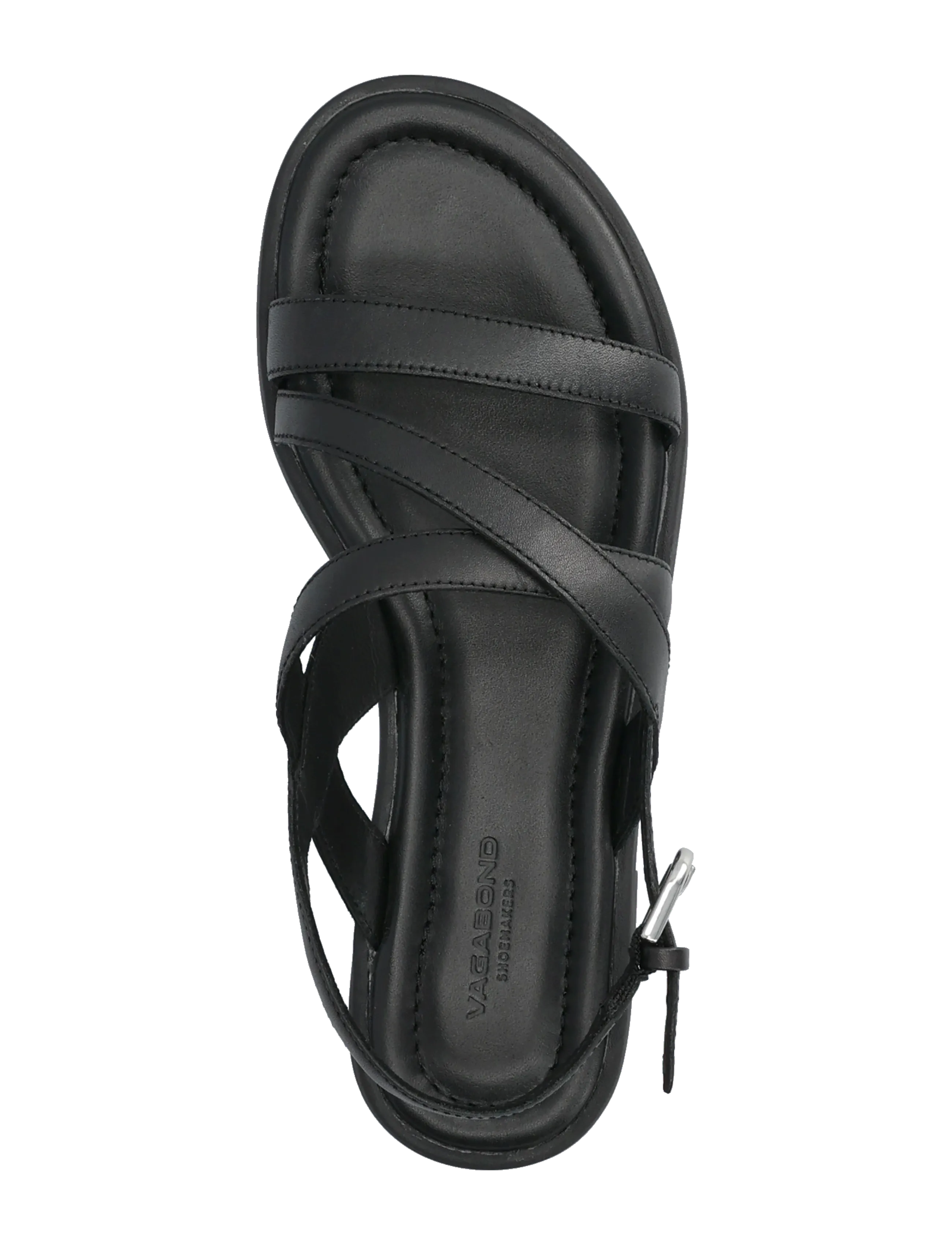 VAGABOND - ZAIDA - platta sandaler - black - 4