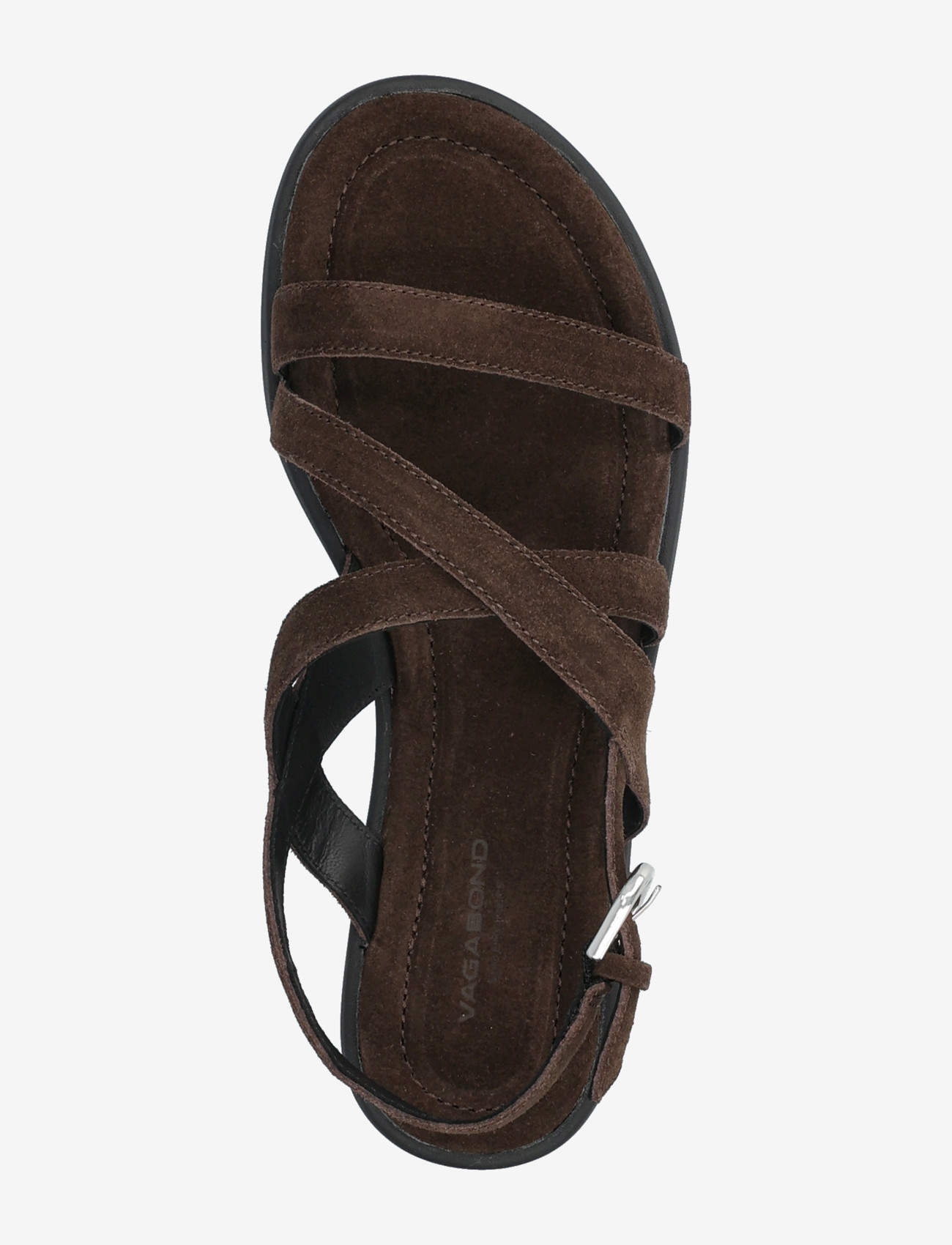 VAGABOND - ZAIDA - flade sandaler - dark brown - 4
