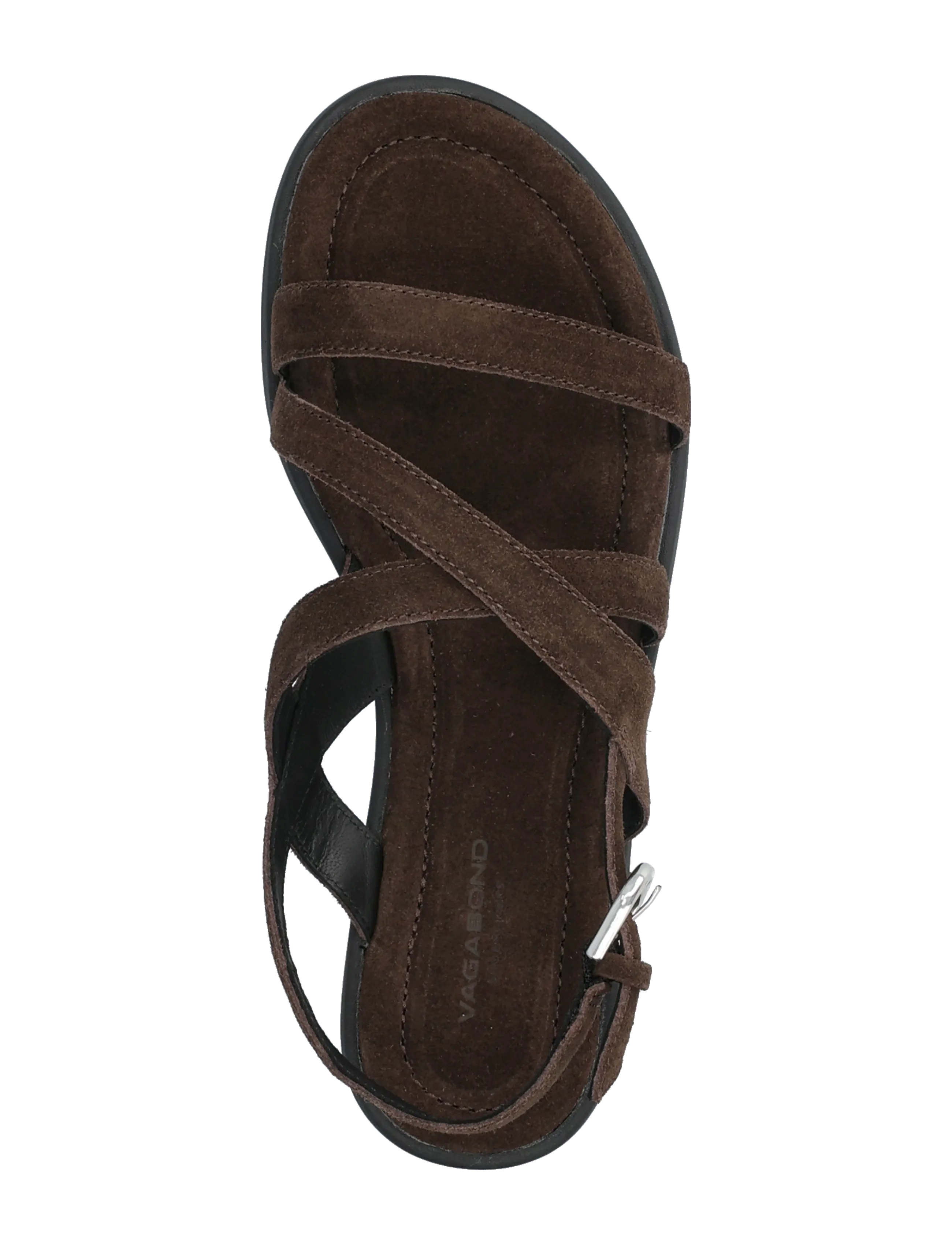 VAGABOND - ZAIDA - flache sandalen - dark brown - 4