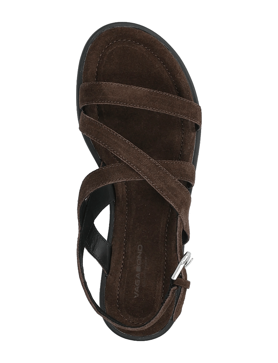 VAGABOND - ZAIDA - flade sandaler - dark brown - 4