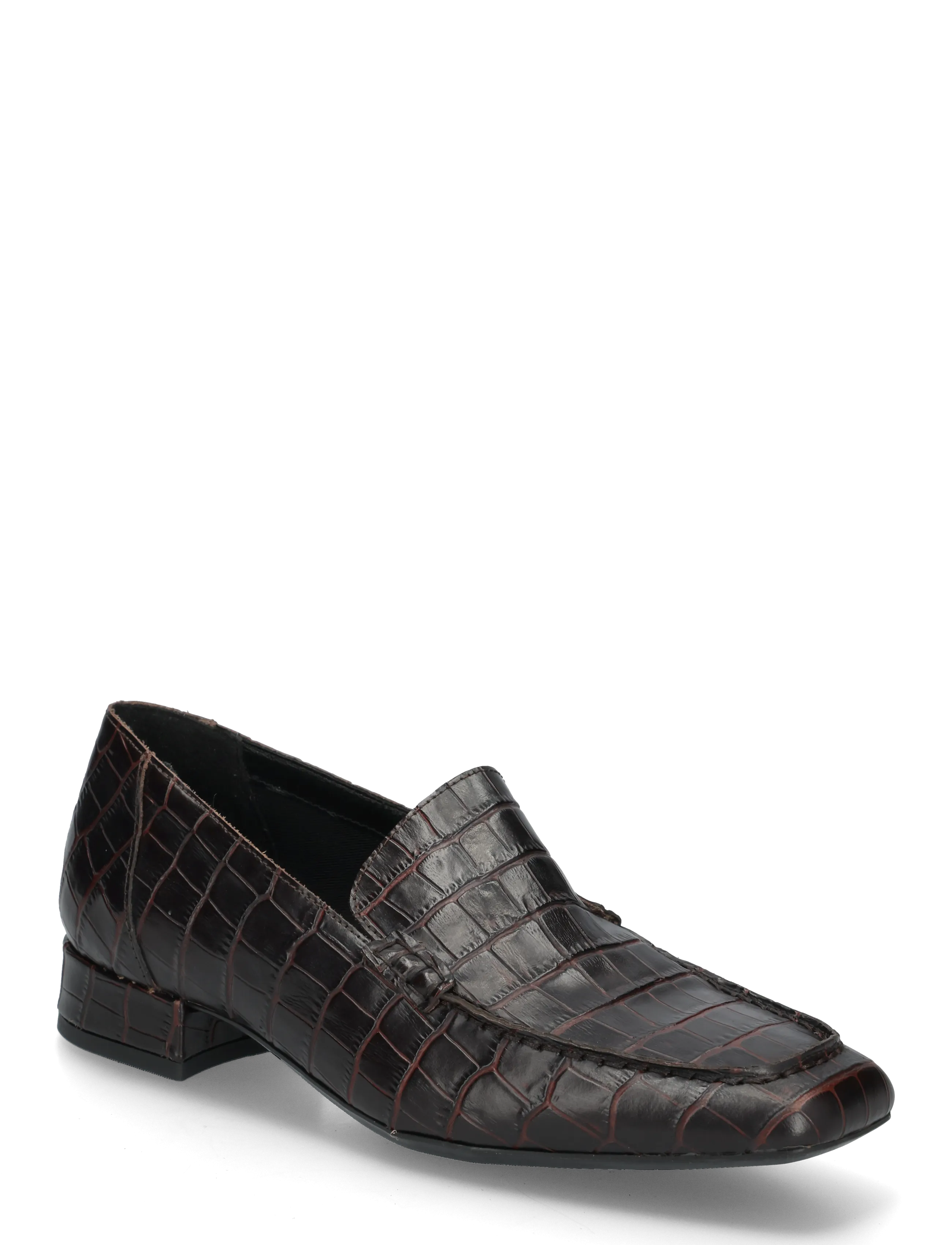 VAGABOND DEBBI - Loafers med klack - DARK RED / burgundy