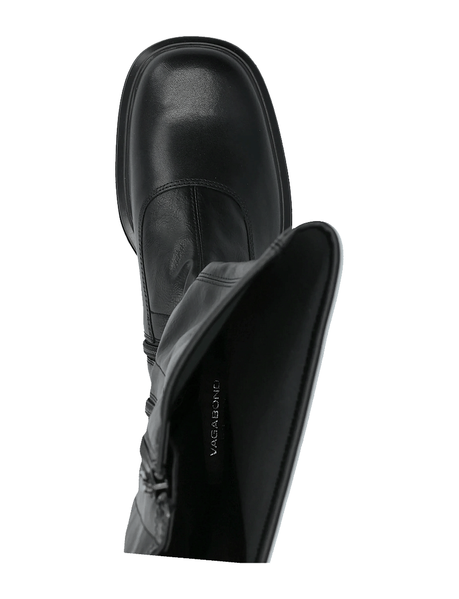 VAGABOND - ELLIS - põlveni saapad - black - 4