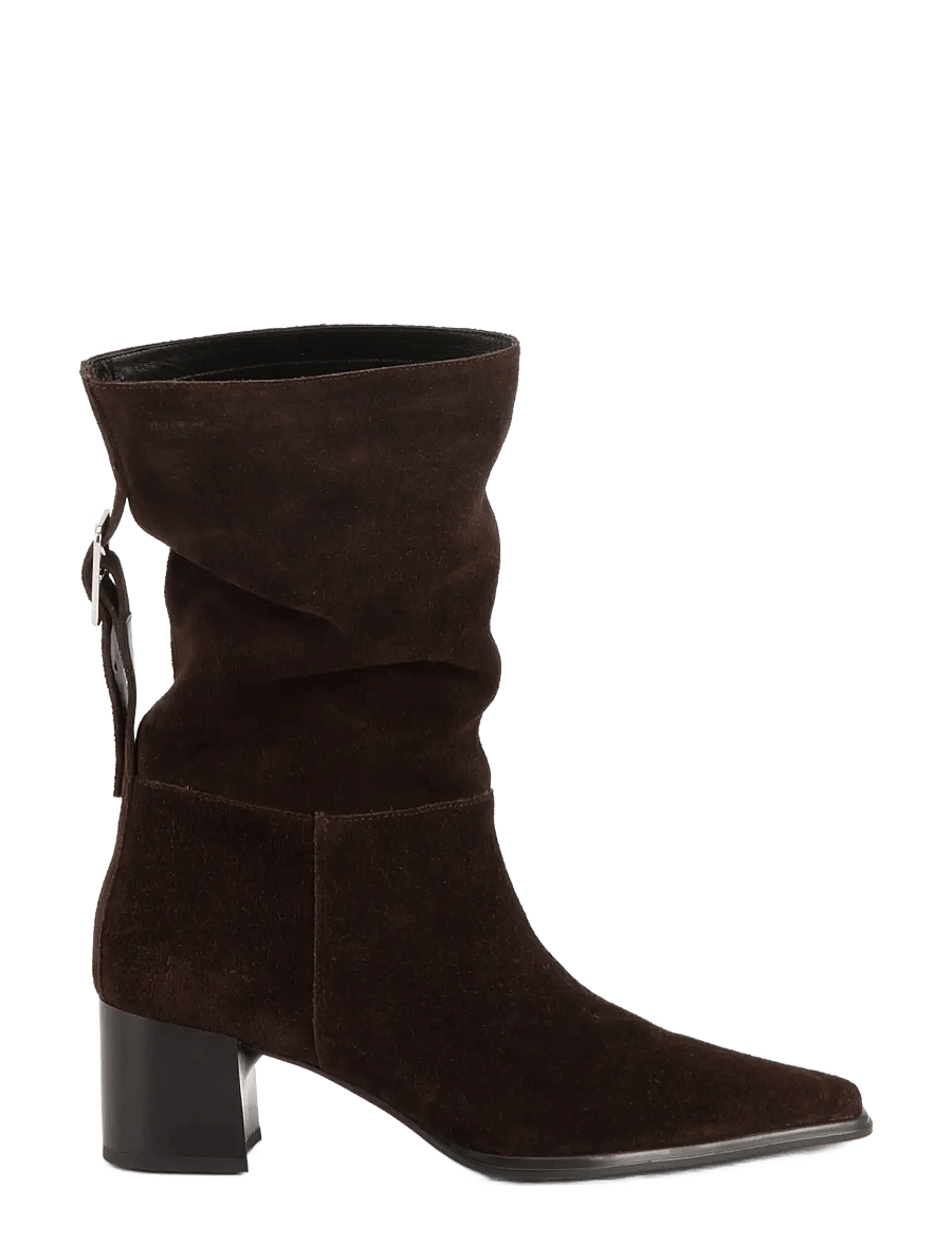 VAGABOND - GISELLE - kontsaga poolsaapad - dark brown - 1