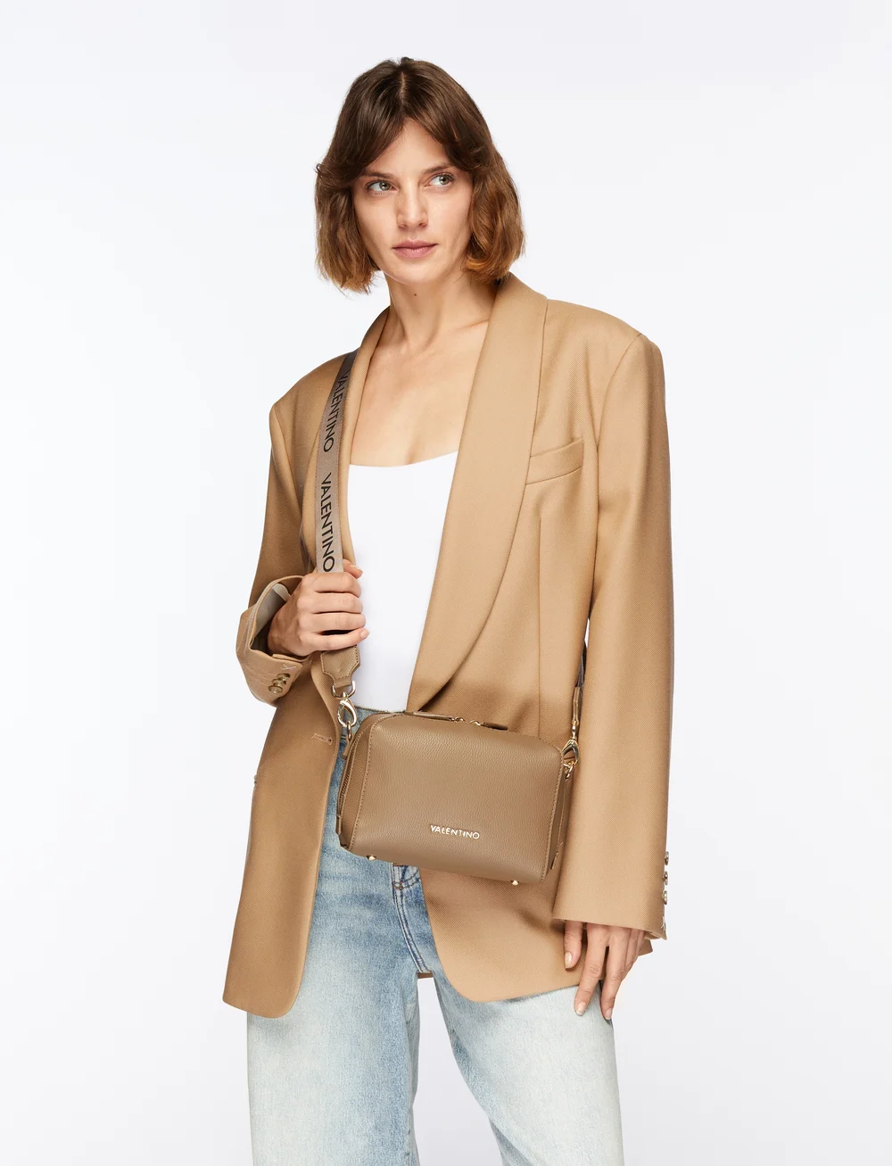 Valentino Bags - PATTIE - crossbody bags - taupe/multicolor - 0