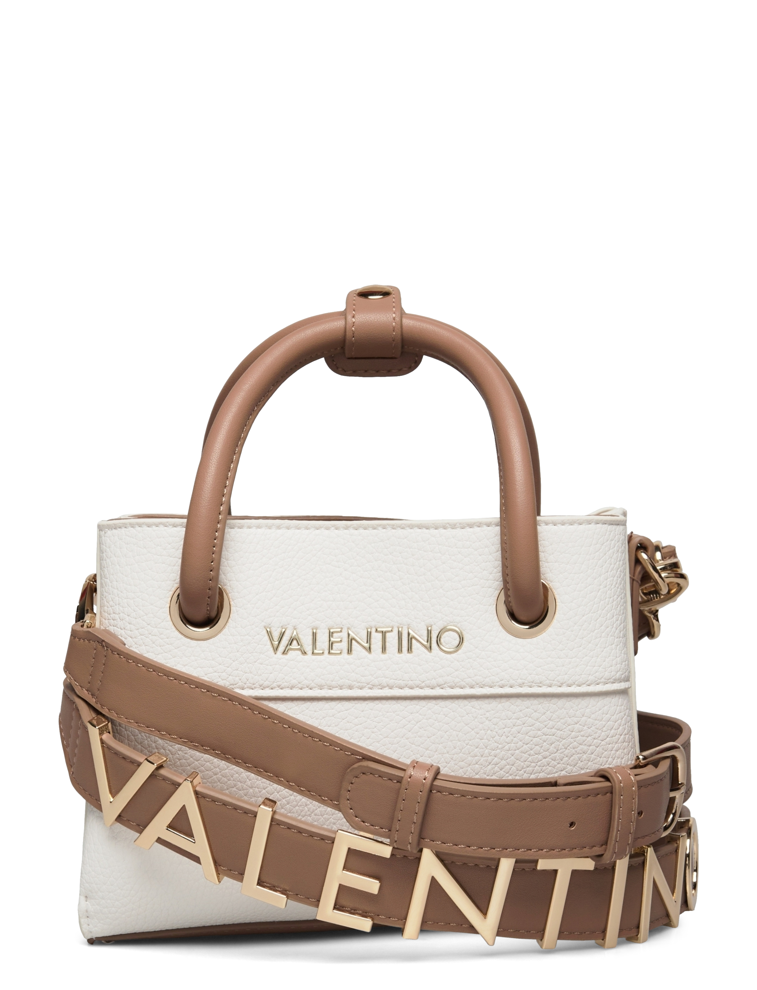 Valentino Bags ALEXIA - Håndtasker - BIANCO/CUOIO / cream