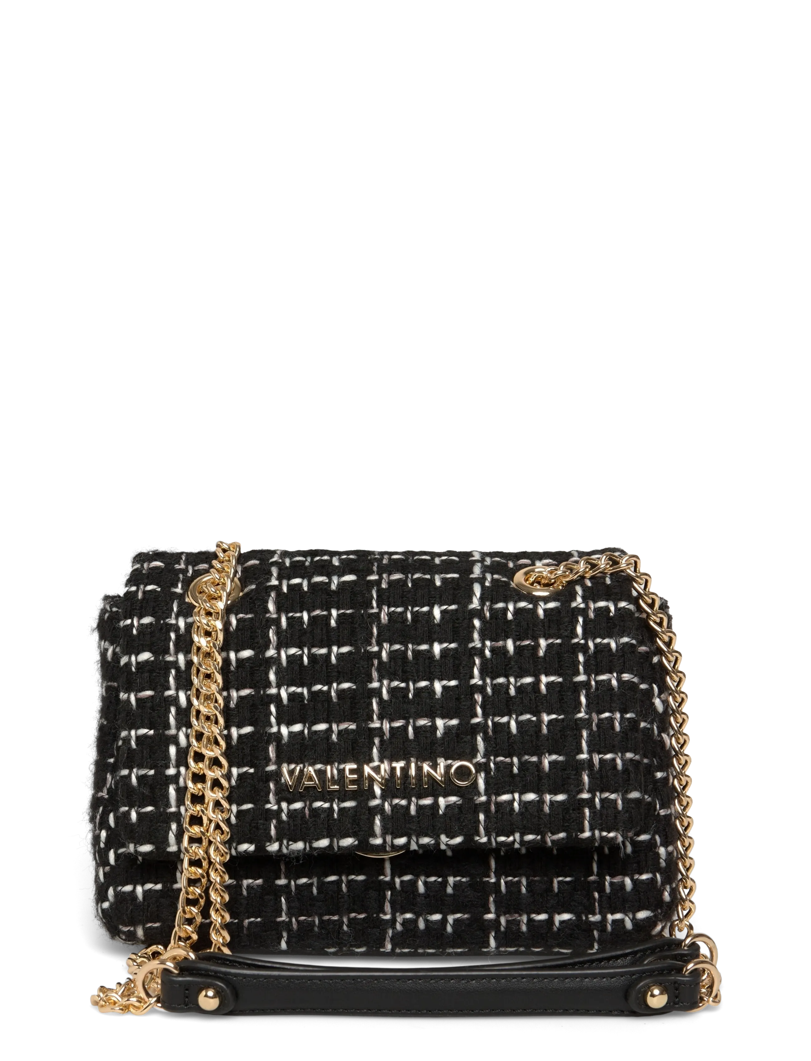 Valentino Bags TWEED - Crossbody Bags - NERO/MULTICOLOR / black