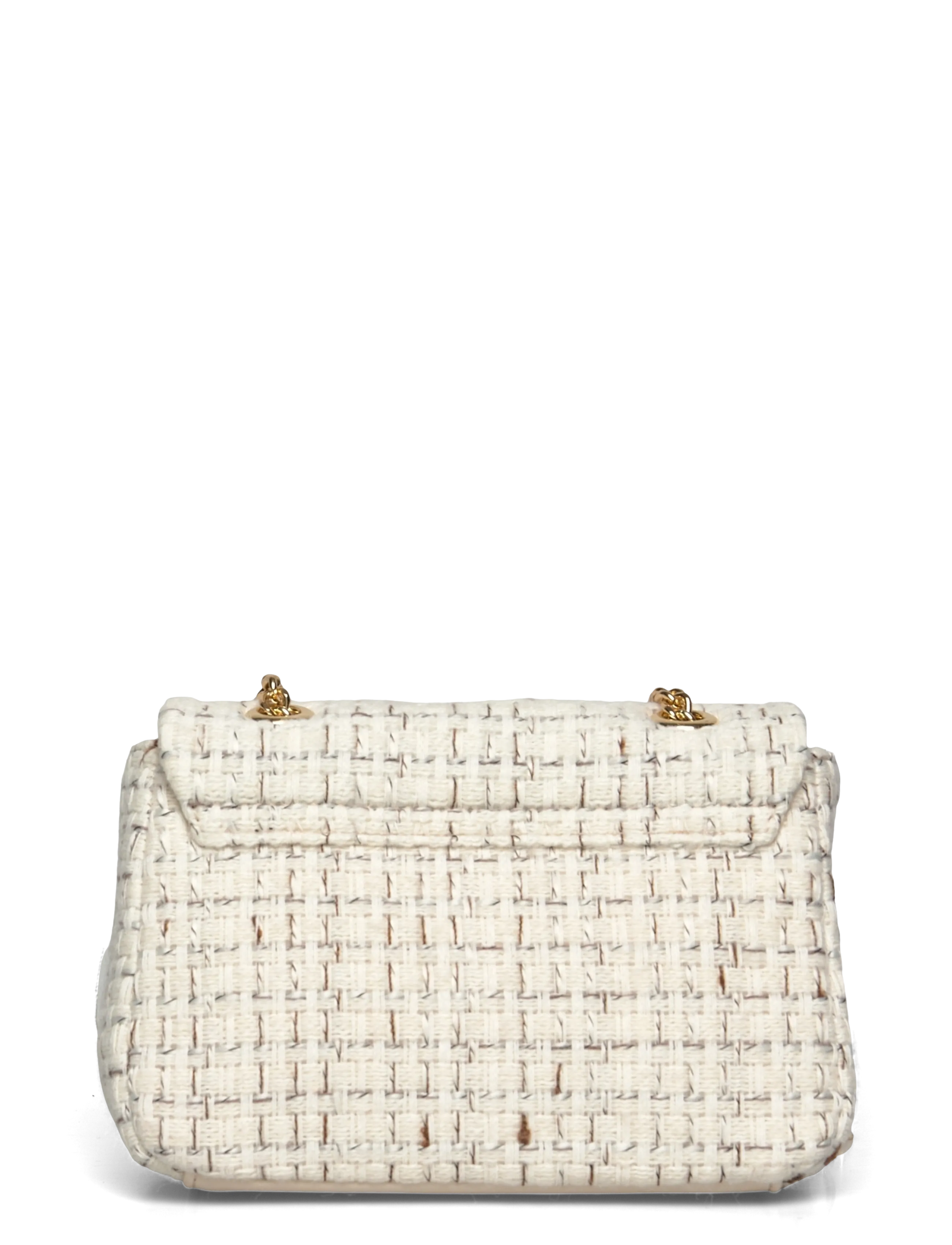 Valentino Bags - TWEED - umhängetaschen - off wh/multi - 1