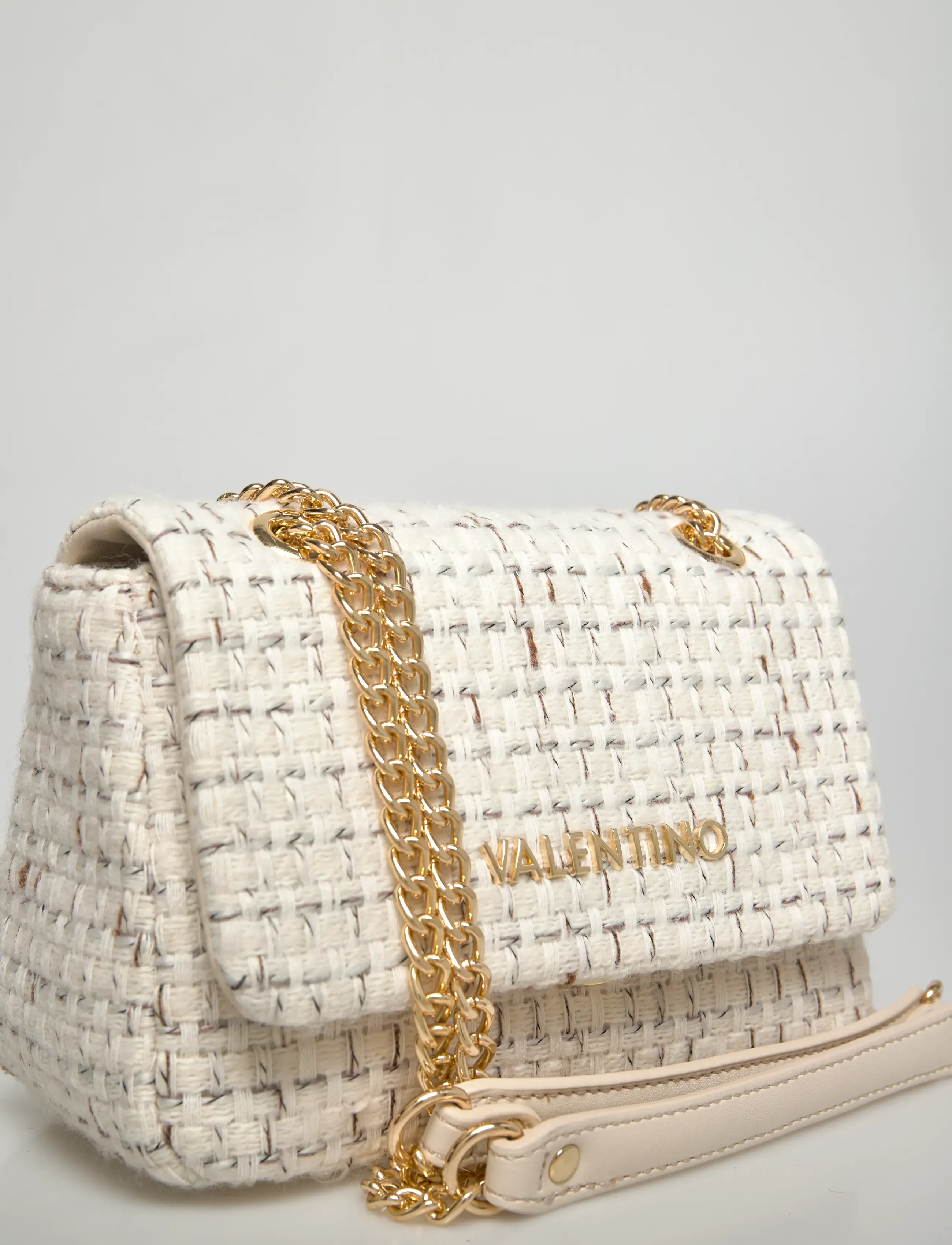 Valentino Bags - TWEED - umhängetaschen - off wh/multi - 3