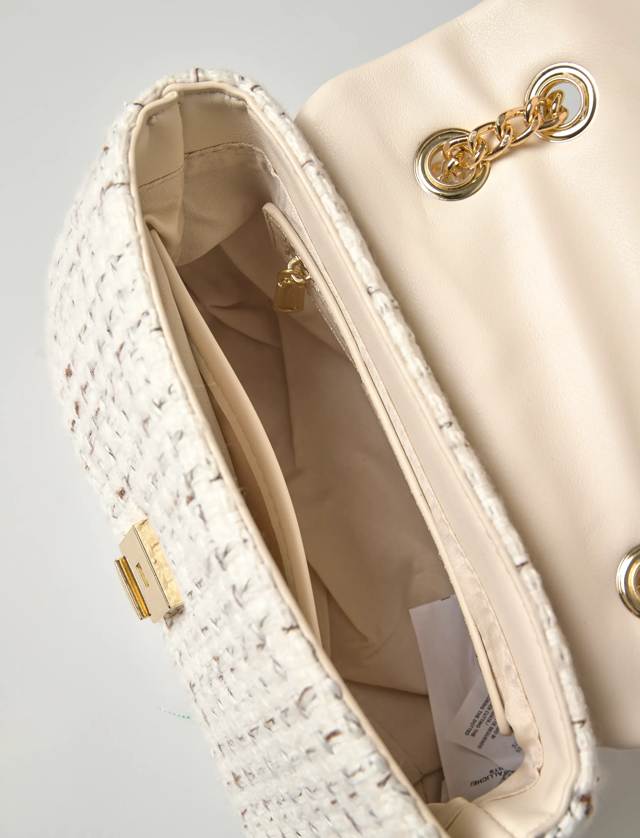 Valentino Bags - TWEED - umhängetaschen - off wh/multi - 4
