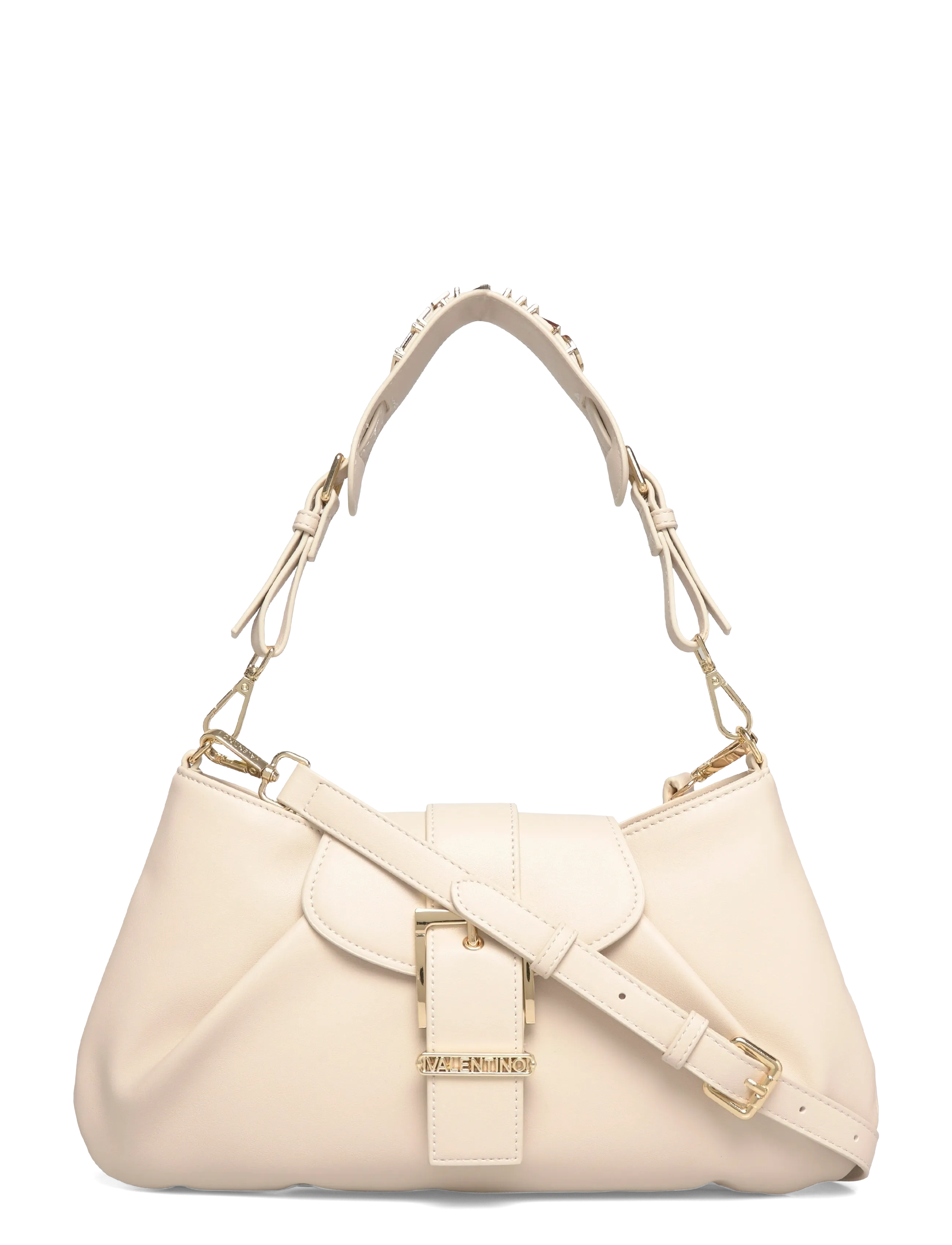 Valentino Bags CASSANDRA - Axelremsväskor - ECRU / gold