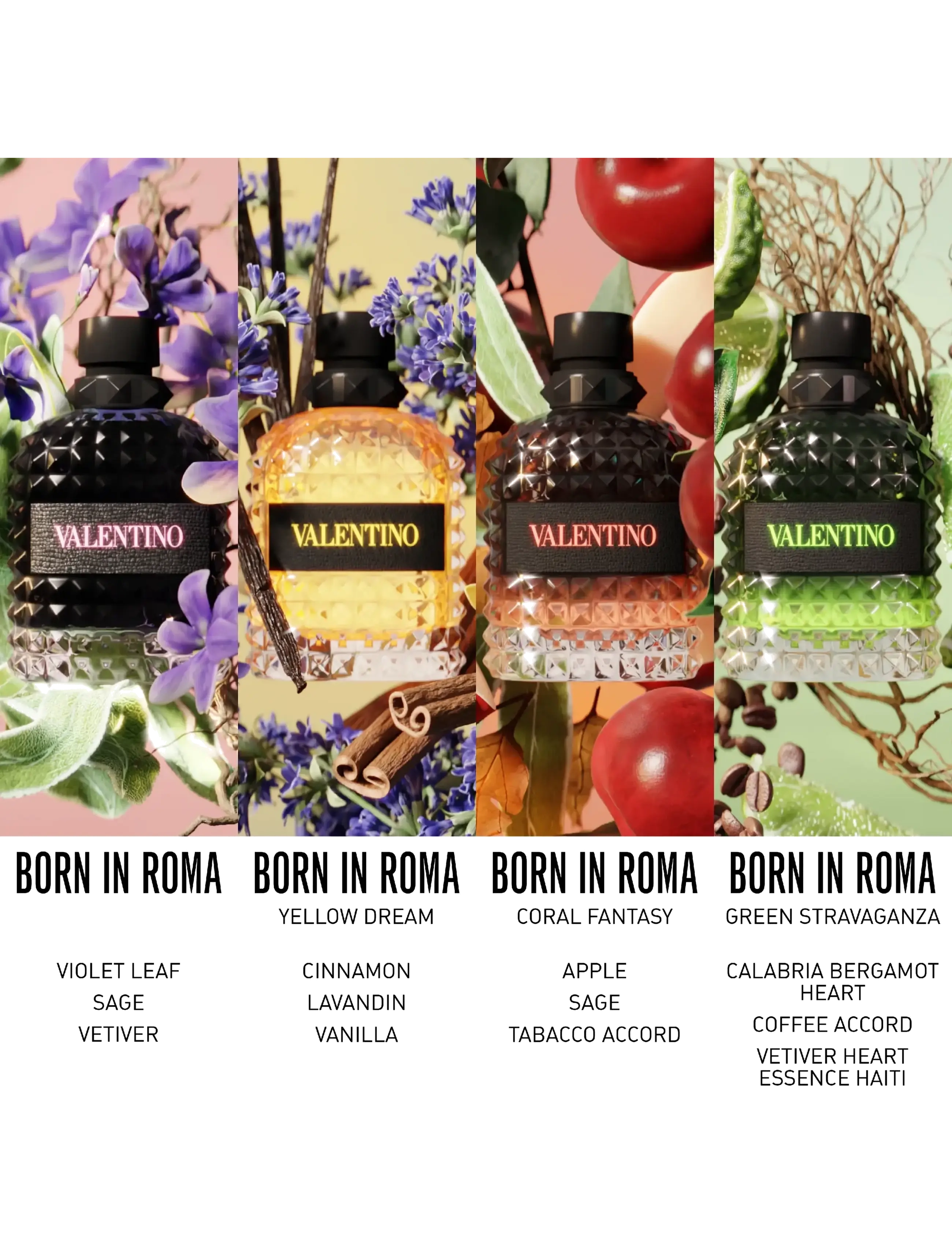 Valentino Fragrance - Valentino Born In Roma Uomo Green Stravaganza Eau De Toilette 100ml - til ham  - clear - 4
