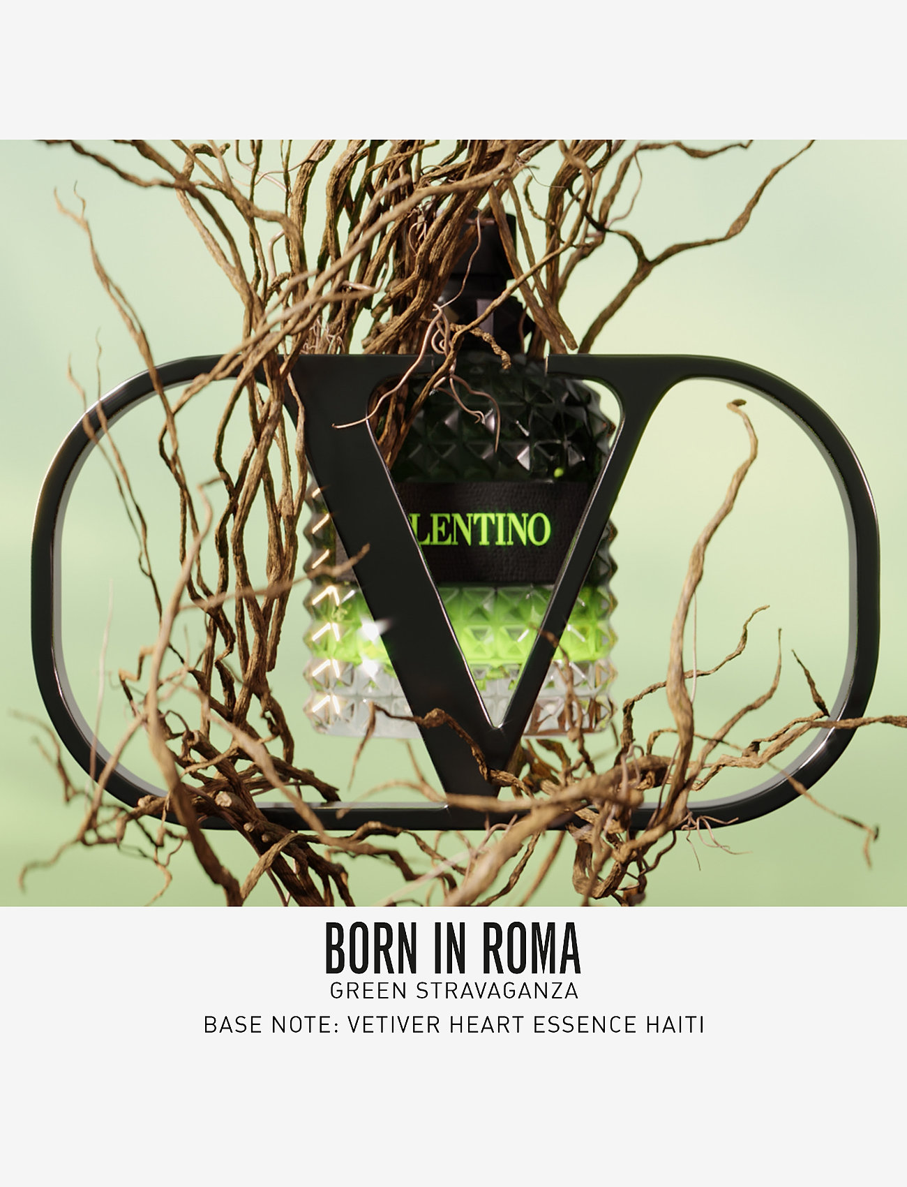 Valentino Fragrance - Valentino Born In Roma Uomo Green Stravaganza Eau De Toilette 100ml - till honom  - clear - 5