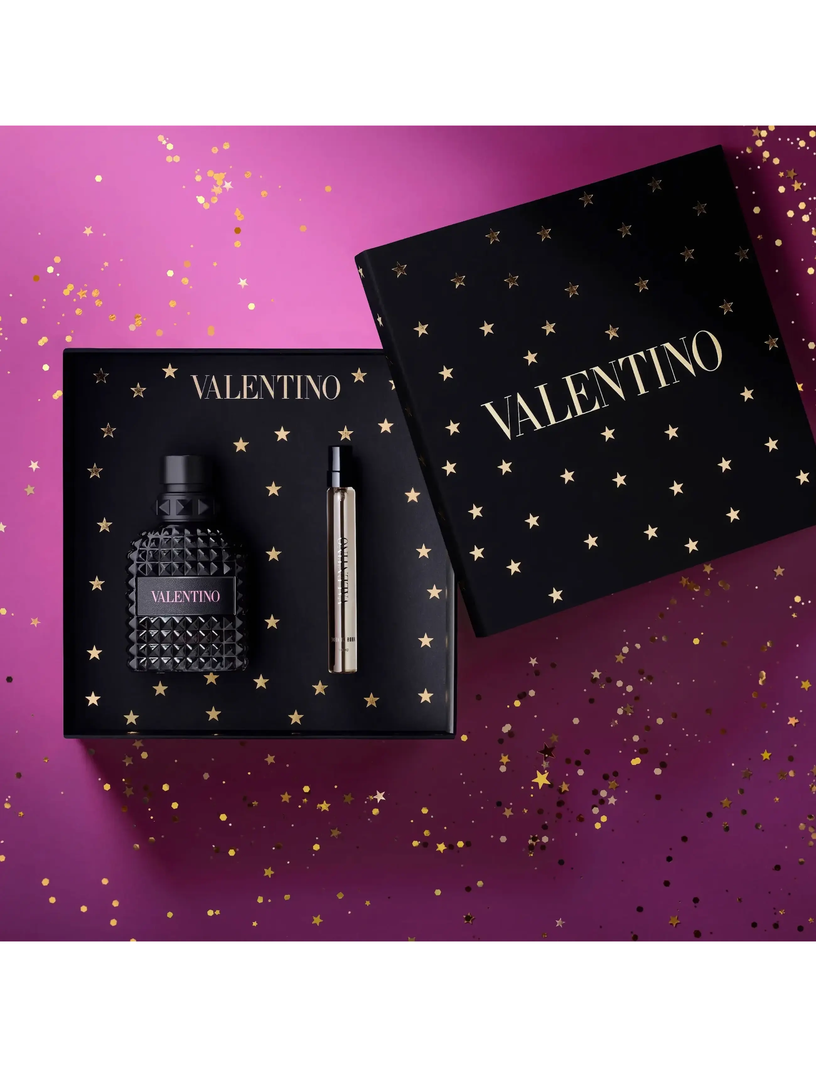 Valentino Fragrance - Valentino Uomo Born In Roma  Gift Set 2025 - Eau de Toilette 50ml & 10ml - til ham  - clear - 1