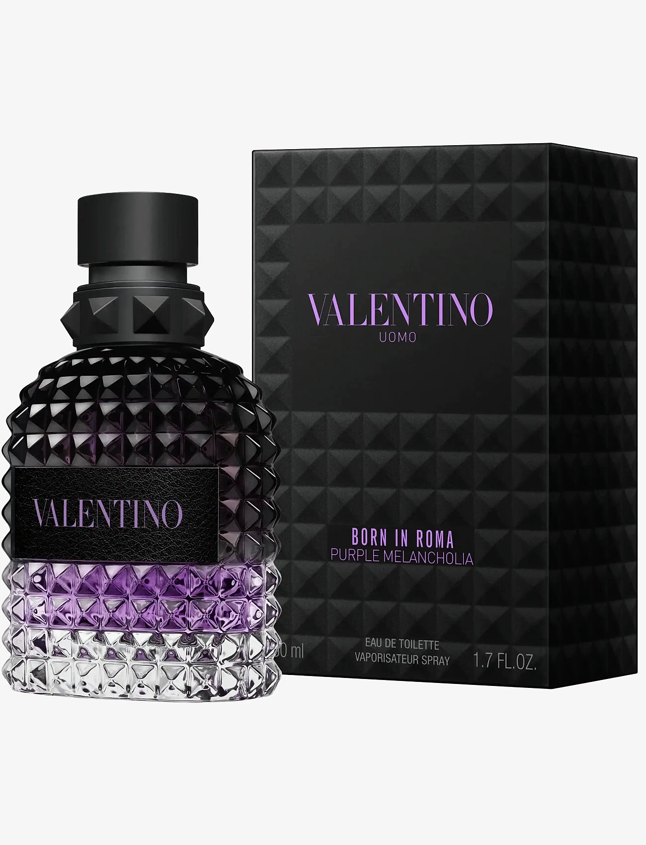 Valentino Fragrance - Born in Roma Uomo Purple Melancholia Eau de Toilette Ambery Aromatic Fragance 50ml - til ham  - clear - 2