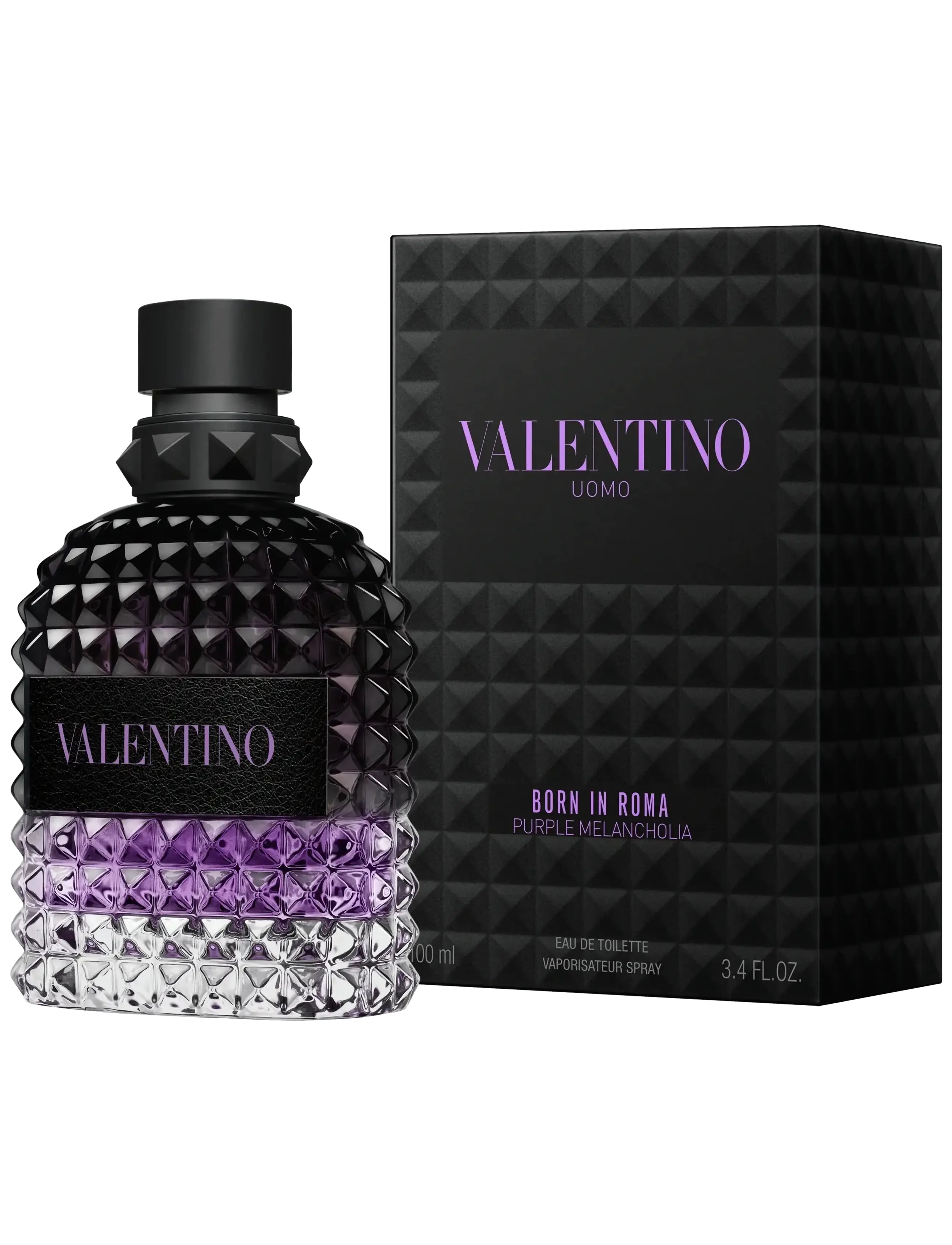 Valentino Fragrance - Born in Roma Uomo Purple Melancholia Eau de Toilette Ambery Aromatic Fragance 100ml - til ham  - clear - 2