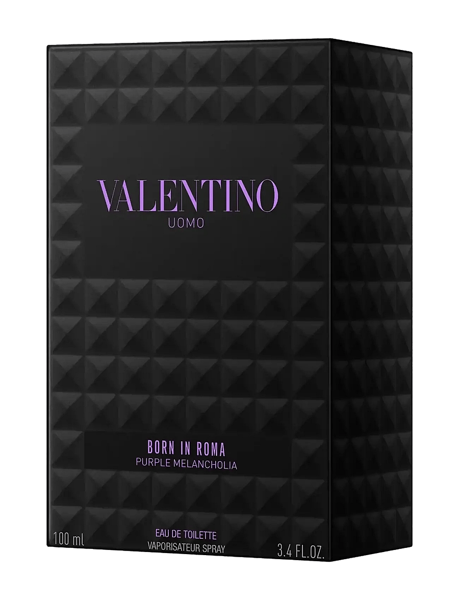 Valentino Fragrance - Born in Roma Uomo Purple Melancholia Eau de Toilette Ambery Aromatic Fragance 100ml - til ham - clear - 2