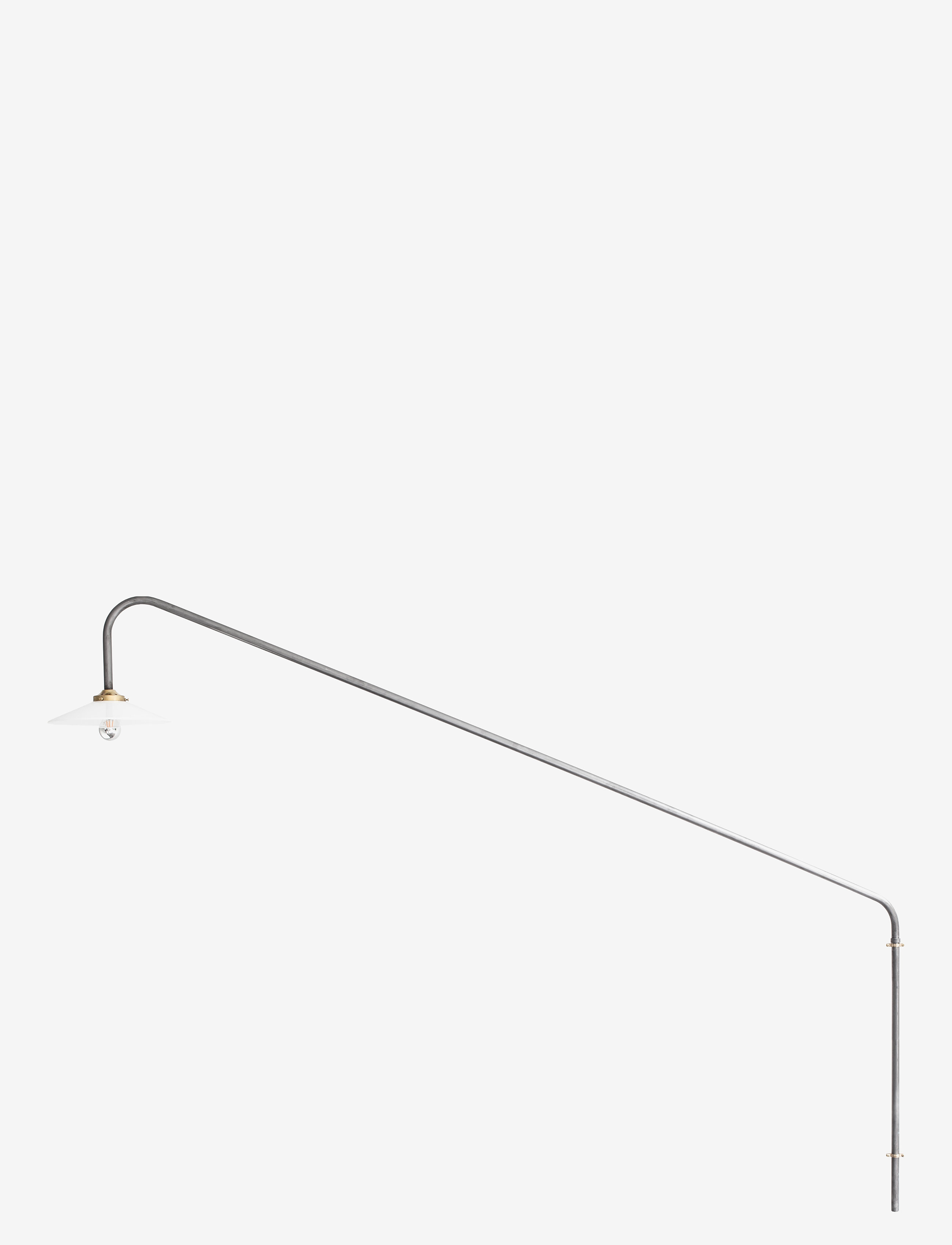 Valerie Objects HANGING LAMP N°1 L UNLACQUERED STEEL MVS - Valerie Objects - STEEL GREY / grey