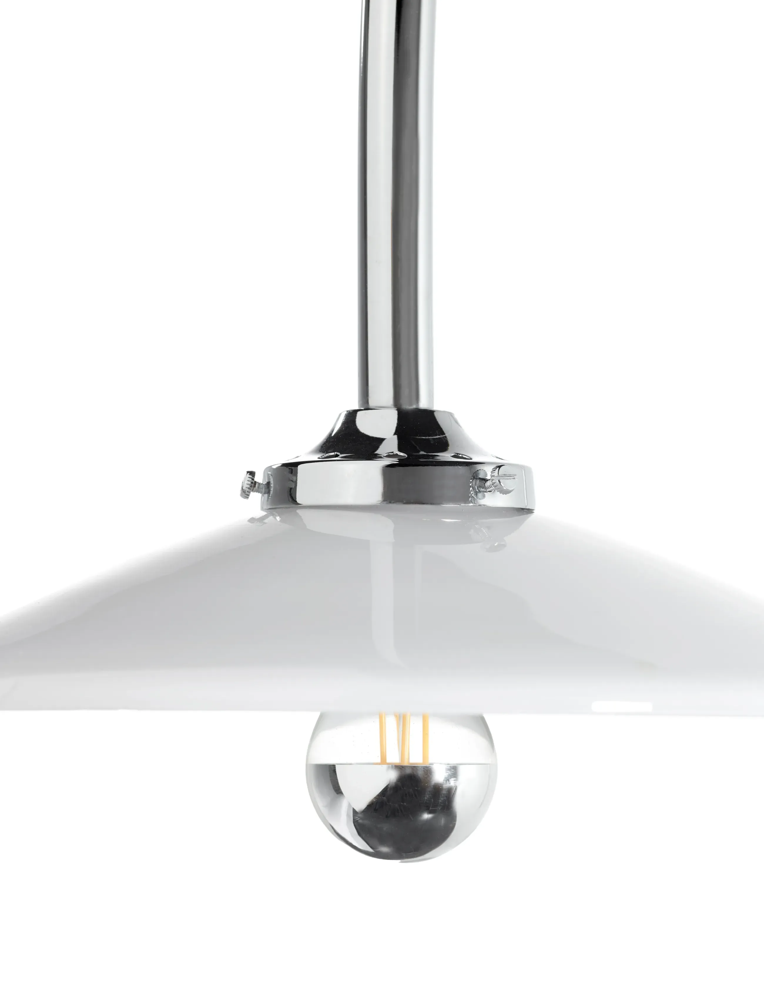 Valerie Objects - HANGING LAMP N°3 CHROMED STEEL - væglamper - chromed steel - 1
