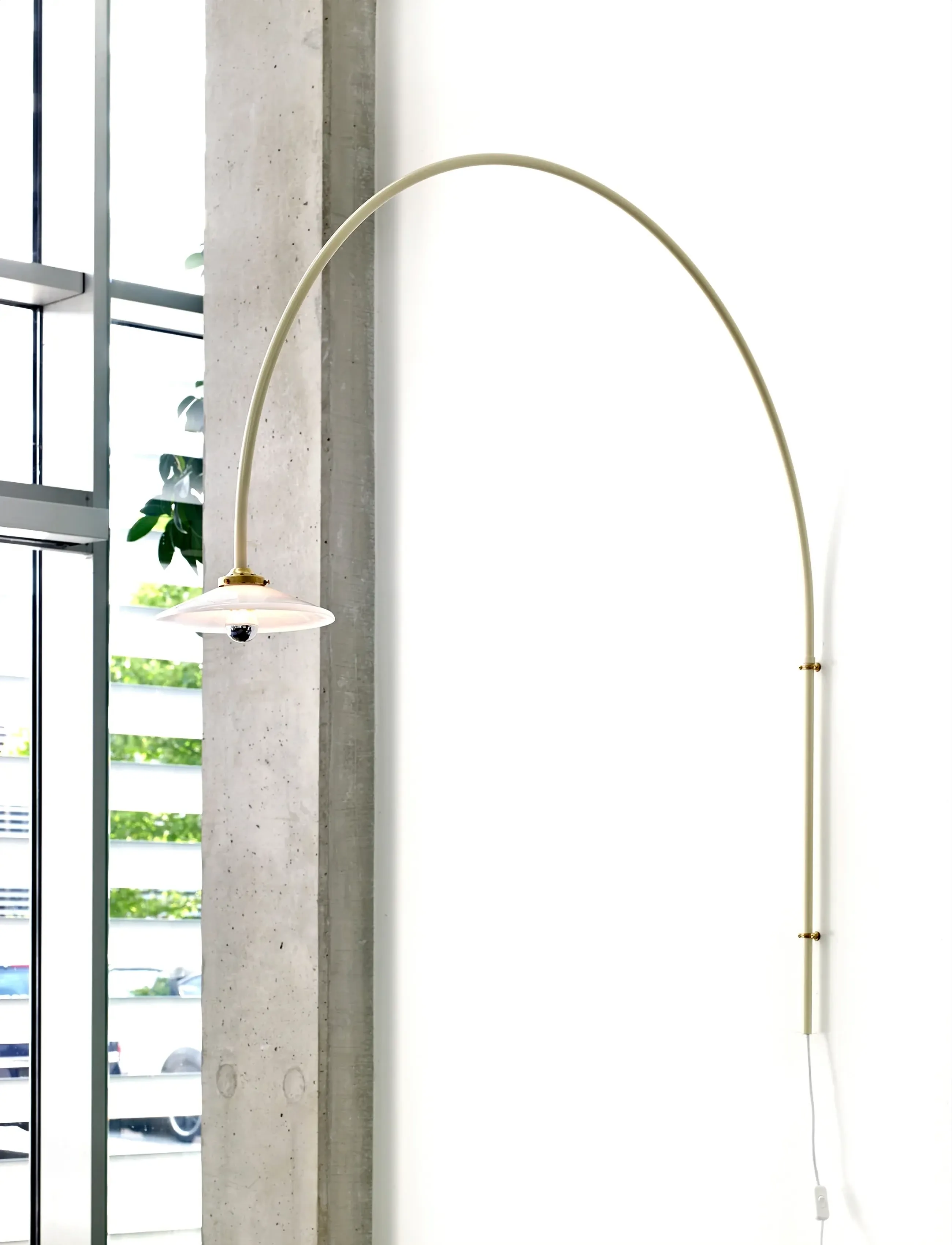 Valerie Objects Hanging Lamp N°3 L Ivory Mvs, One Size, Cream, Lamper > Væglamper, Unisex