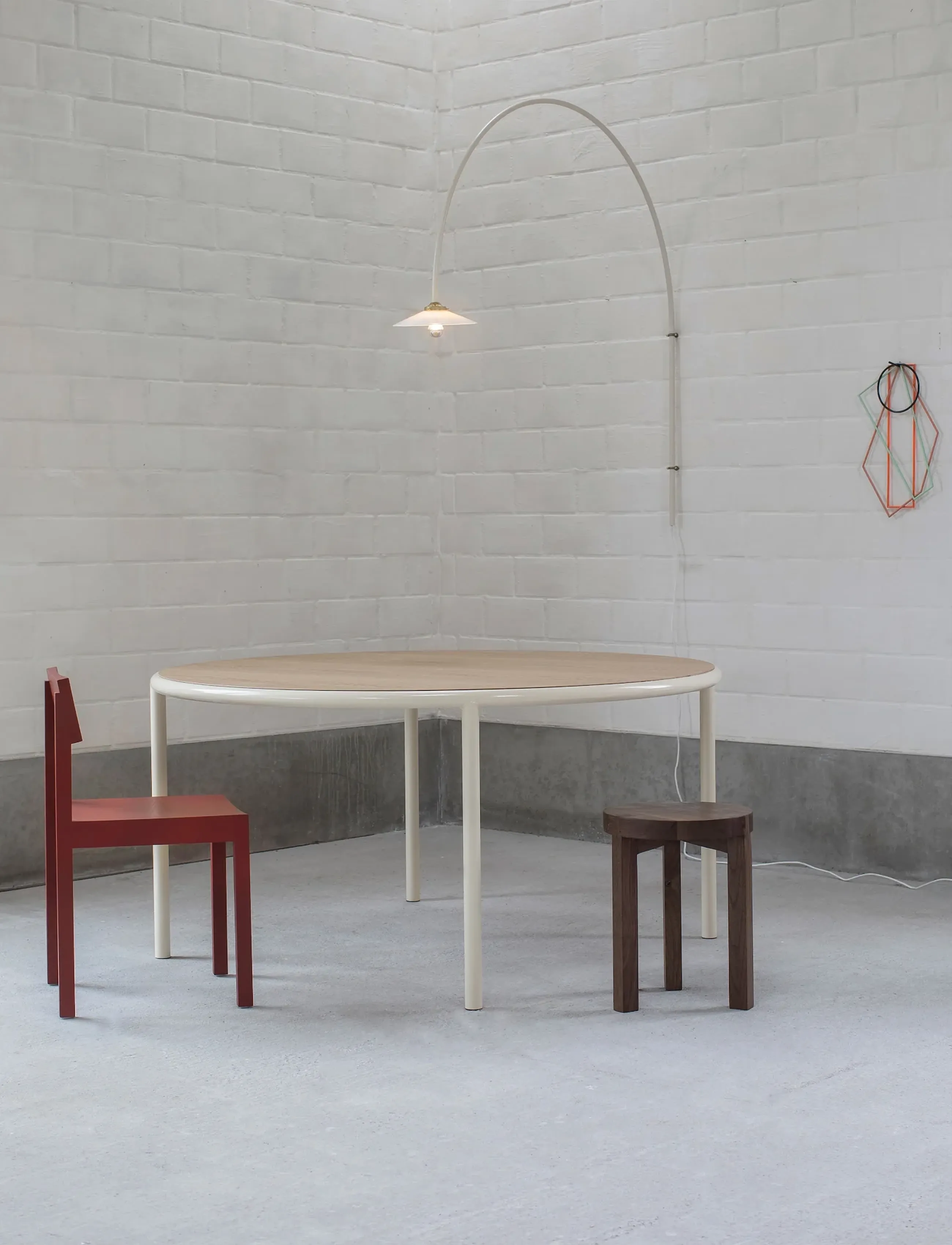Valerie Objects - HANGING LAMP N°3 L IVORY MVS - vegglampar - ivory - 2