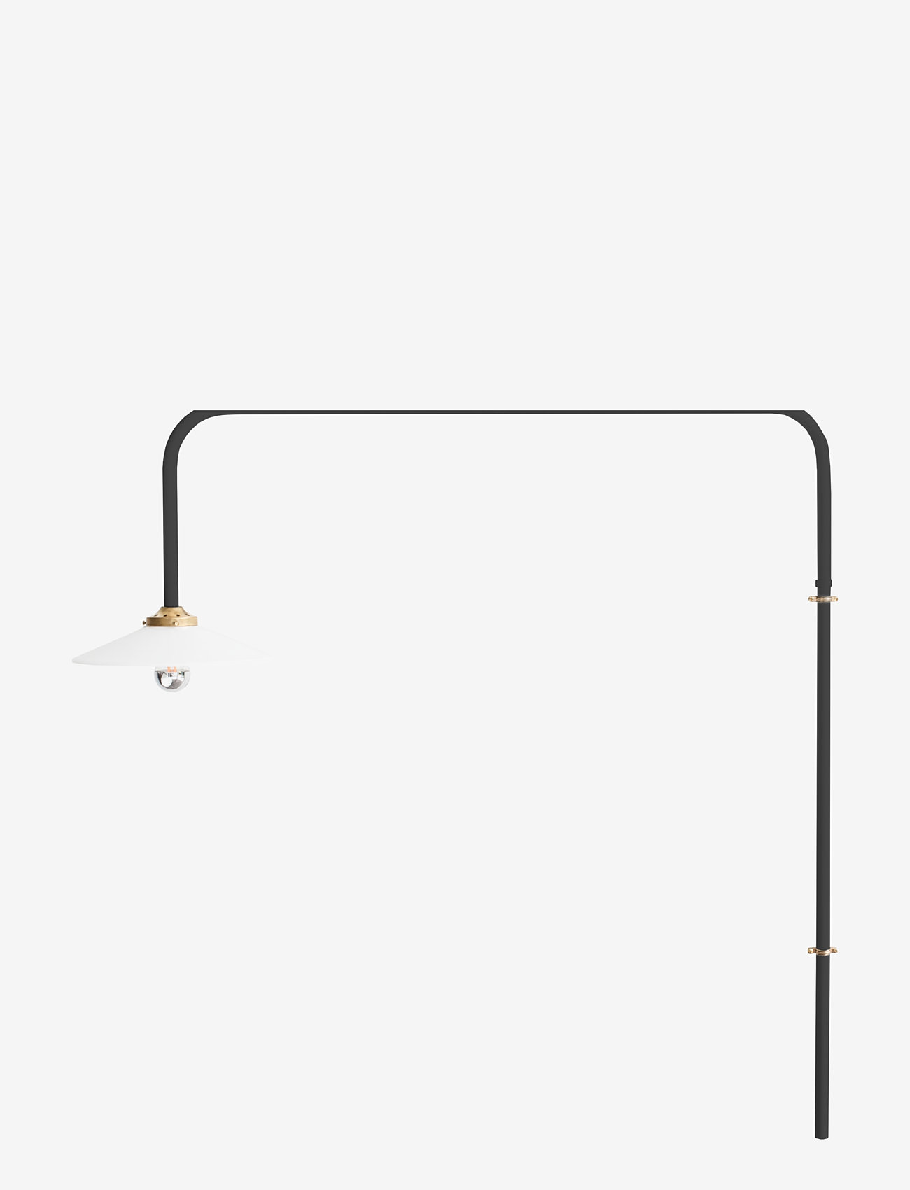 Valerie Objects HANGING LAMP N°5 M BLACK MVS - Seinävalaisimet - BLACK / black