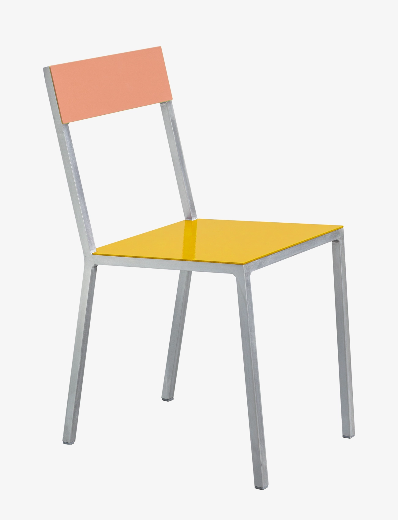Valerie Objects ALU CHAIR YELLOW PINK MVS - Möbler - YELLOW PINK / yellow