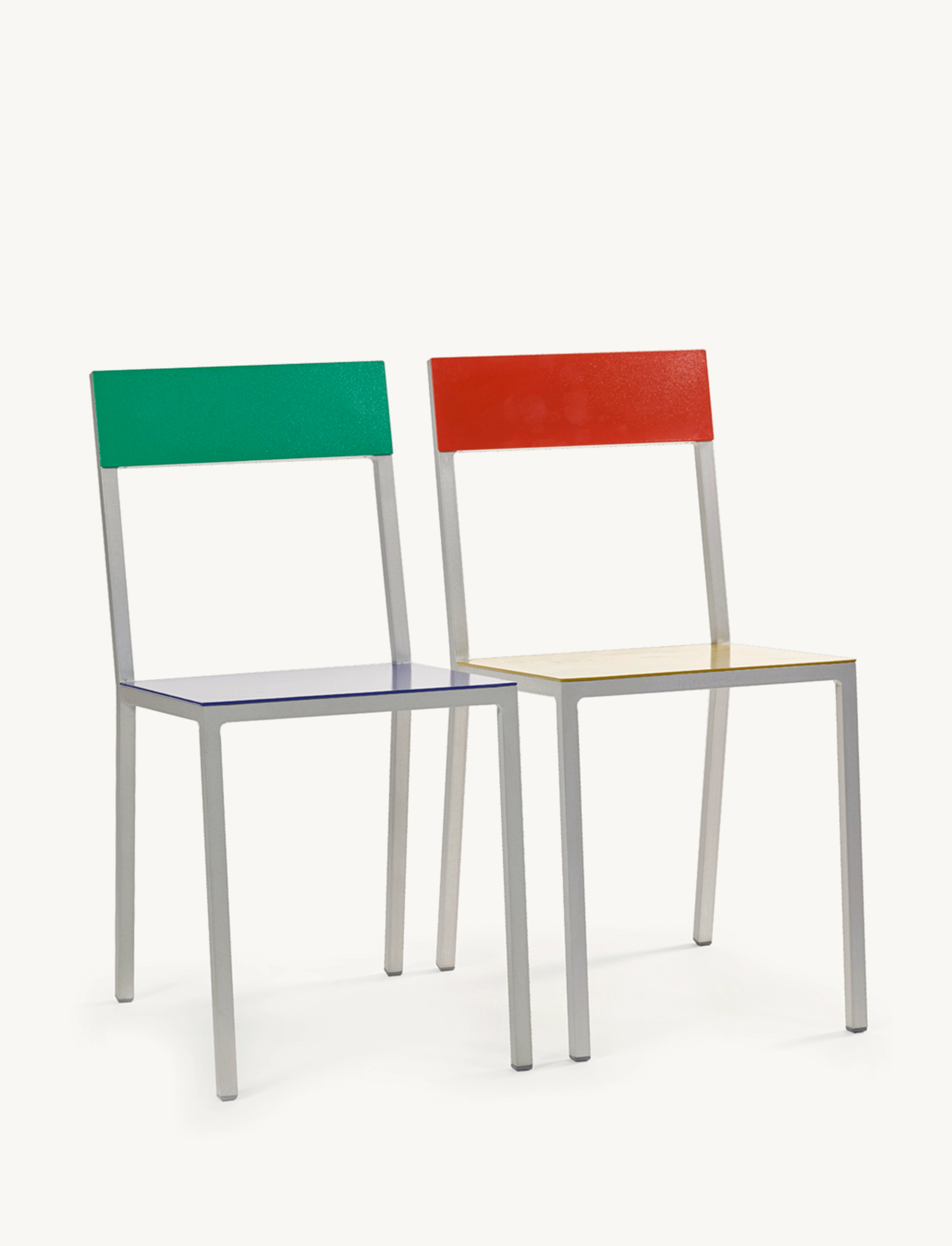 Valerie Objects - ALU CHAIR DARK BLUE GREEN MVS - stolar - dark blue green - 4