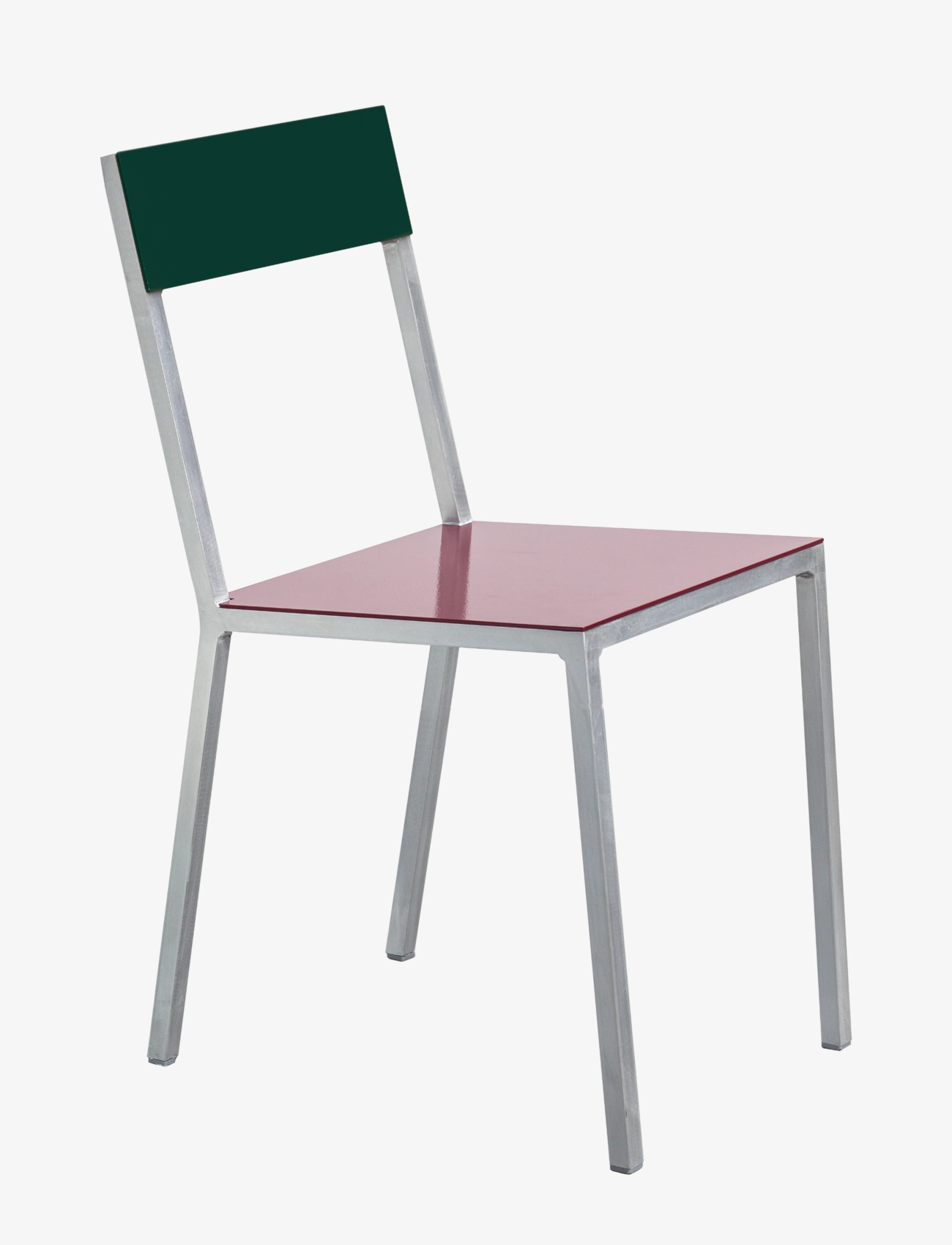 Valerie Objects ALU CHAIR BORDEAUX CANDY GREEN MVS - Möbler - BORDEAUX GREEN / green