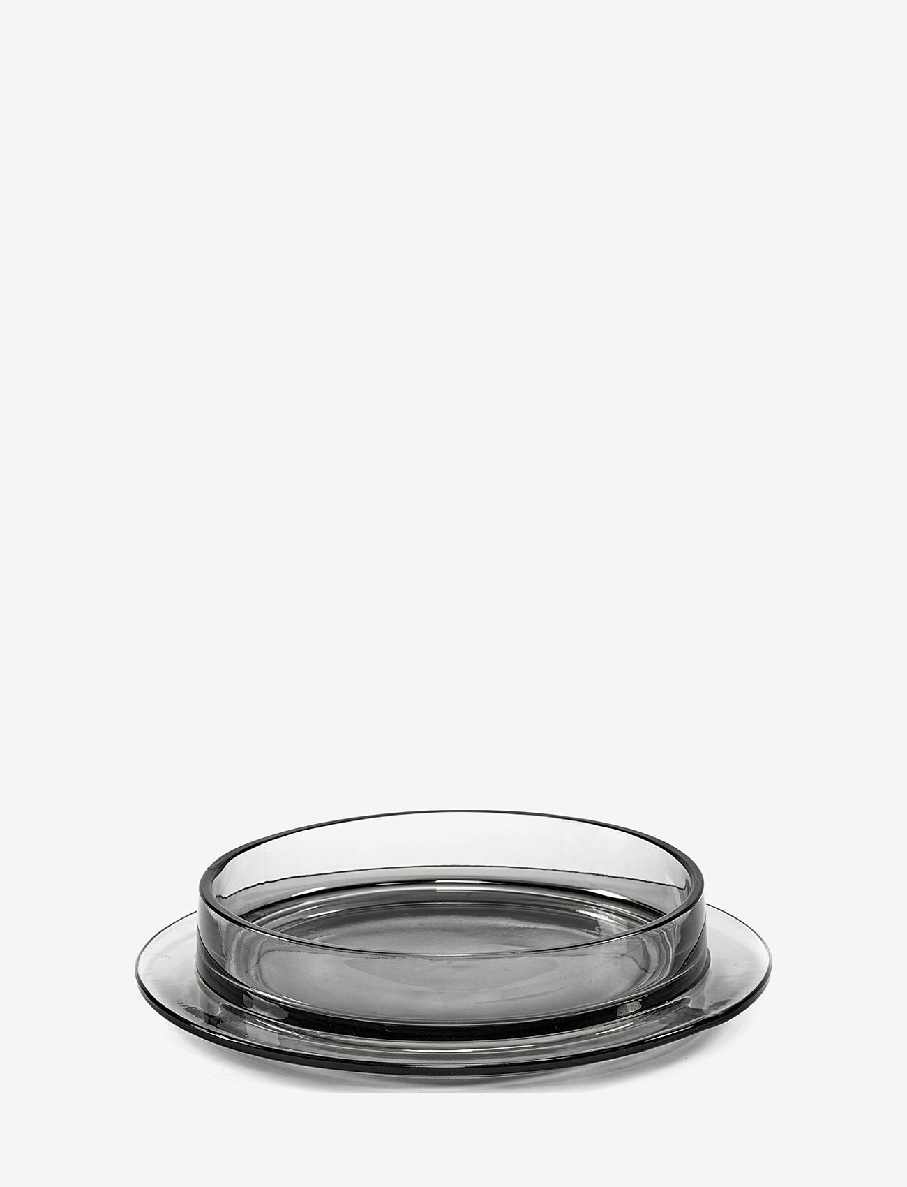 Valerie Objects - DISHES TO DISHES GLASS LOW - frühstücksteller - grey - 0