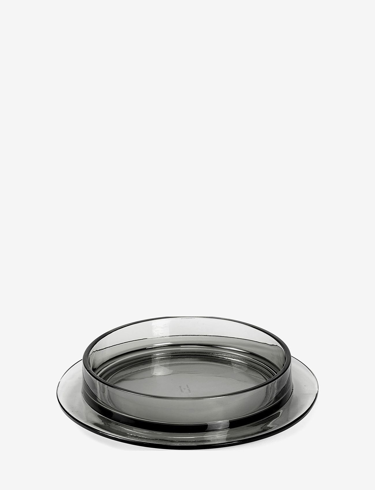 Valerie Objects - DISHES TO DISHES GLASS LOW - frühstücksteller - grey - 1
