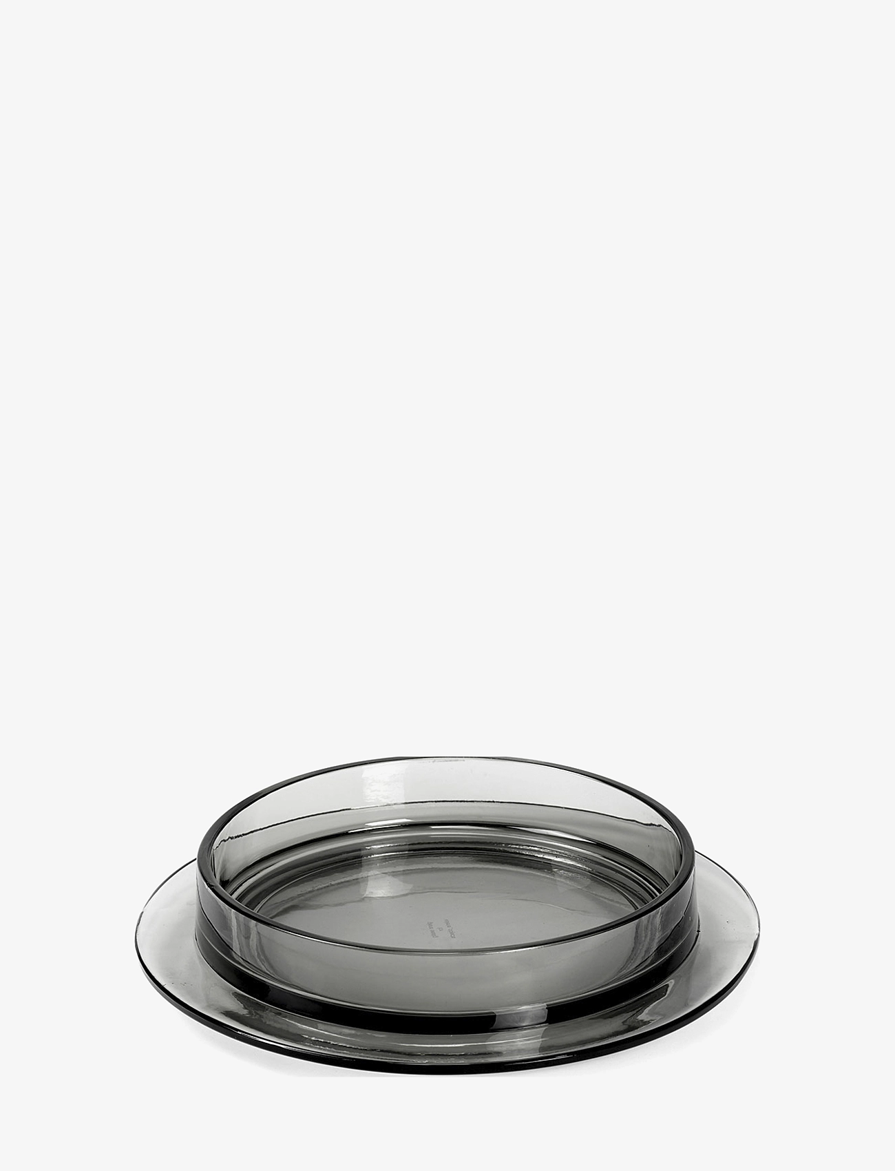 Valerie Objects - DISHES TO DISHES GLASS LOW - assiettes à dessert - grey - 1