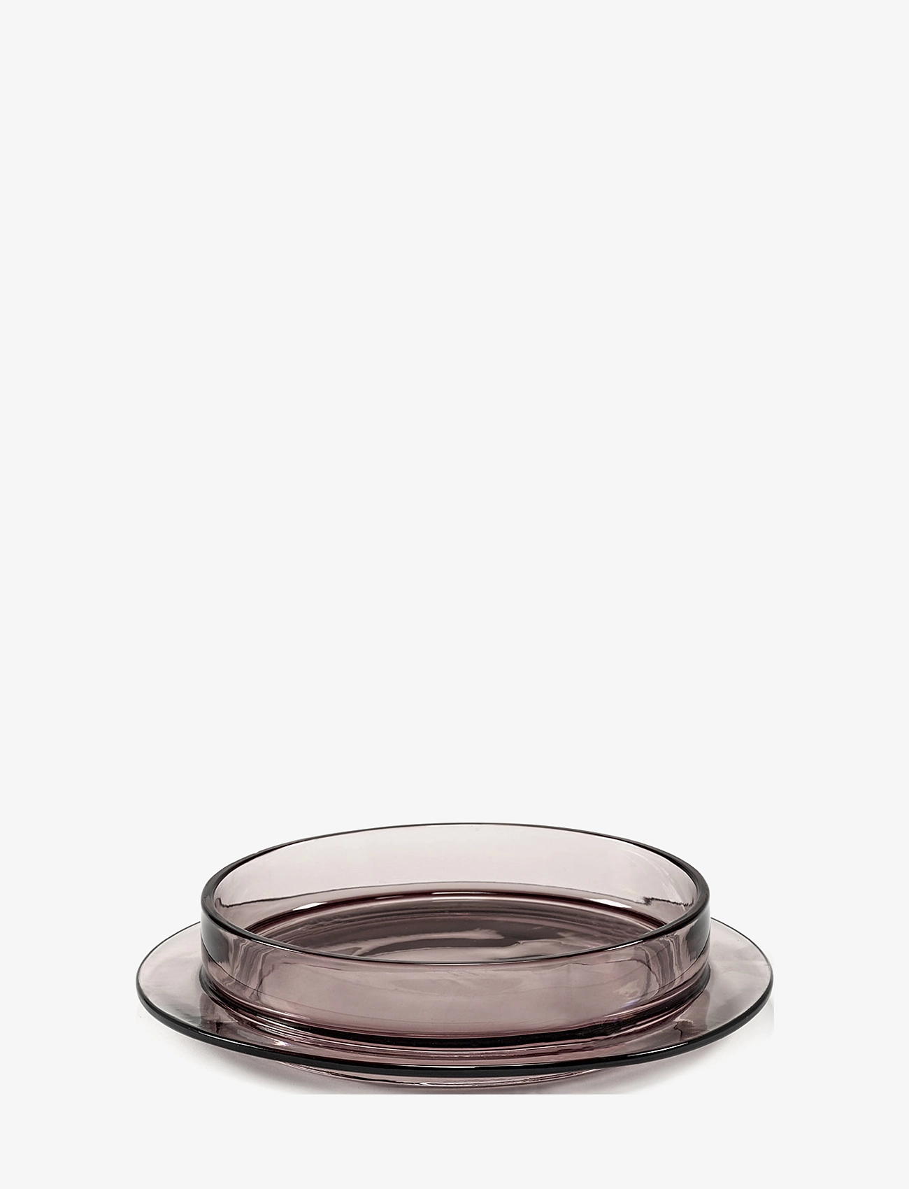 Valerie Objects Dishes To Dishes Glass Low, Small Plade, Pink, Str: Ø 29 CM
