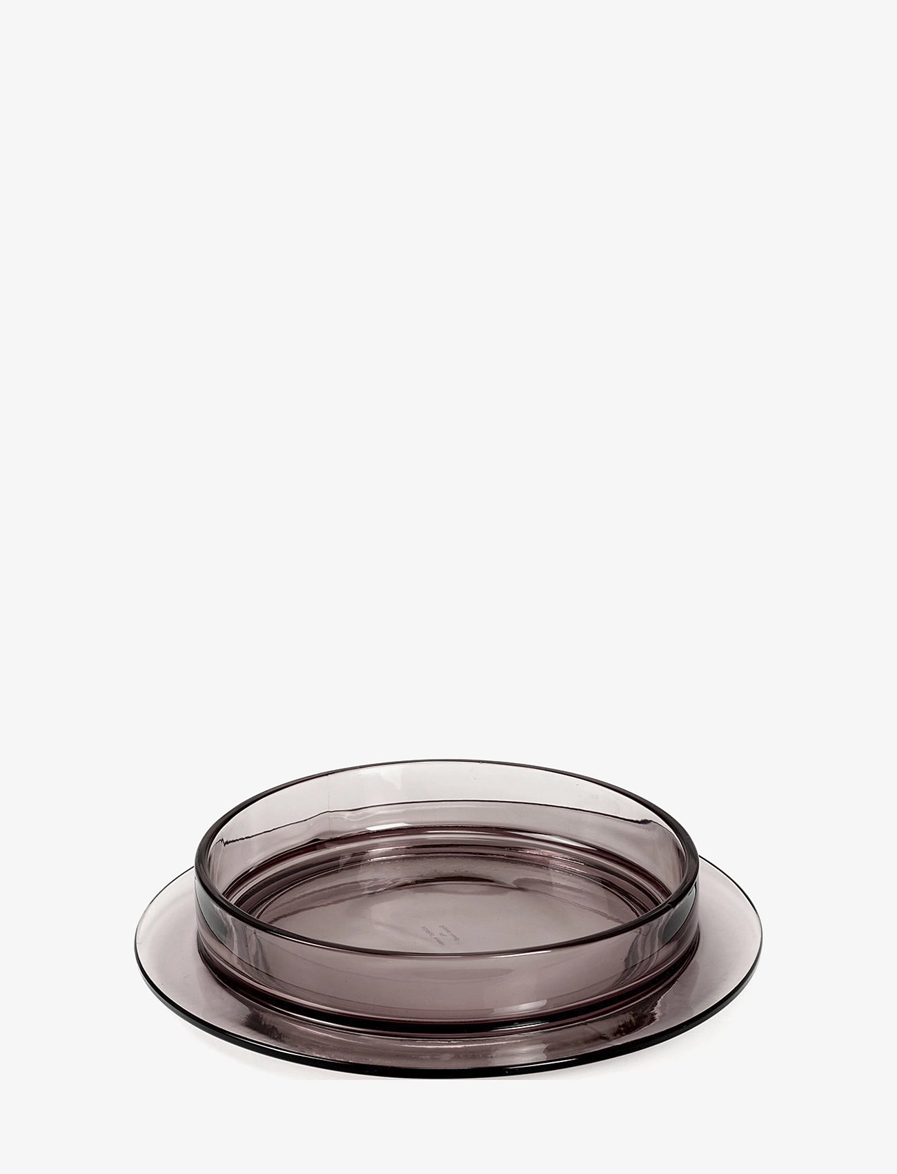 Valerie Objects - DISHES TO DISHES GLASS LOW - väikesed taldrikud - pink - 1