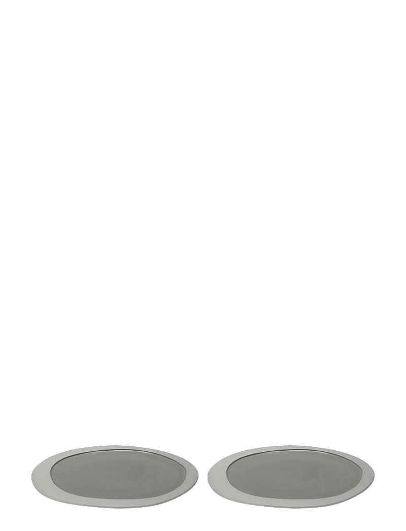 Valerie Objects - PLATE MAARTEN BAAS L SET OF 2 - lauanõude komplektid - light grey - 0