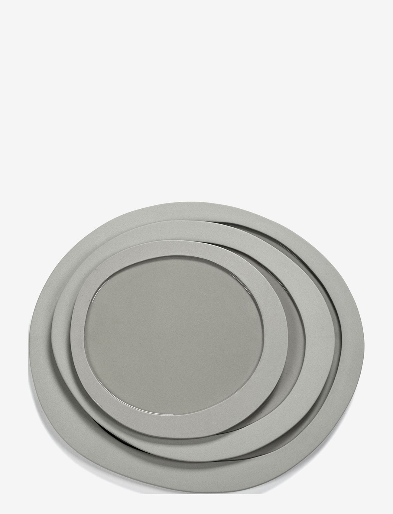 Valerie Objects - PLATE MAARTEN BAAS L SET OF 2 - köp efter pris - light grey - 1