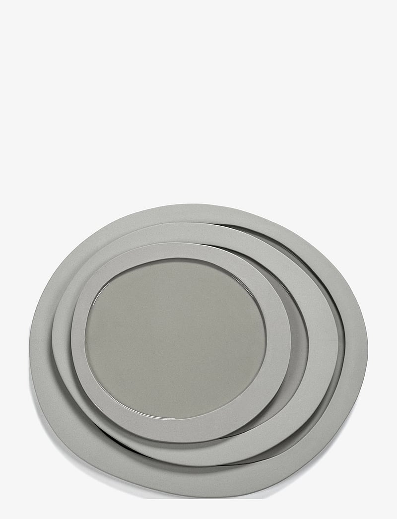 Valerie Objects - PLATE MAARTEN BAAS L SET OF 2 - lauanõude komplektid - light grey - 1
