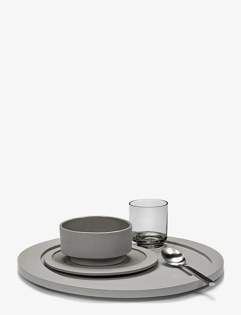 Valerie Objects - PLATE MAARTEN BAAS L SET OF 2 - lauanõude komplektid - light grey - 3