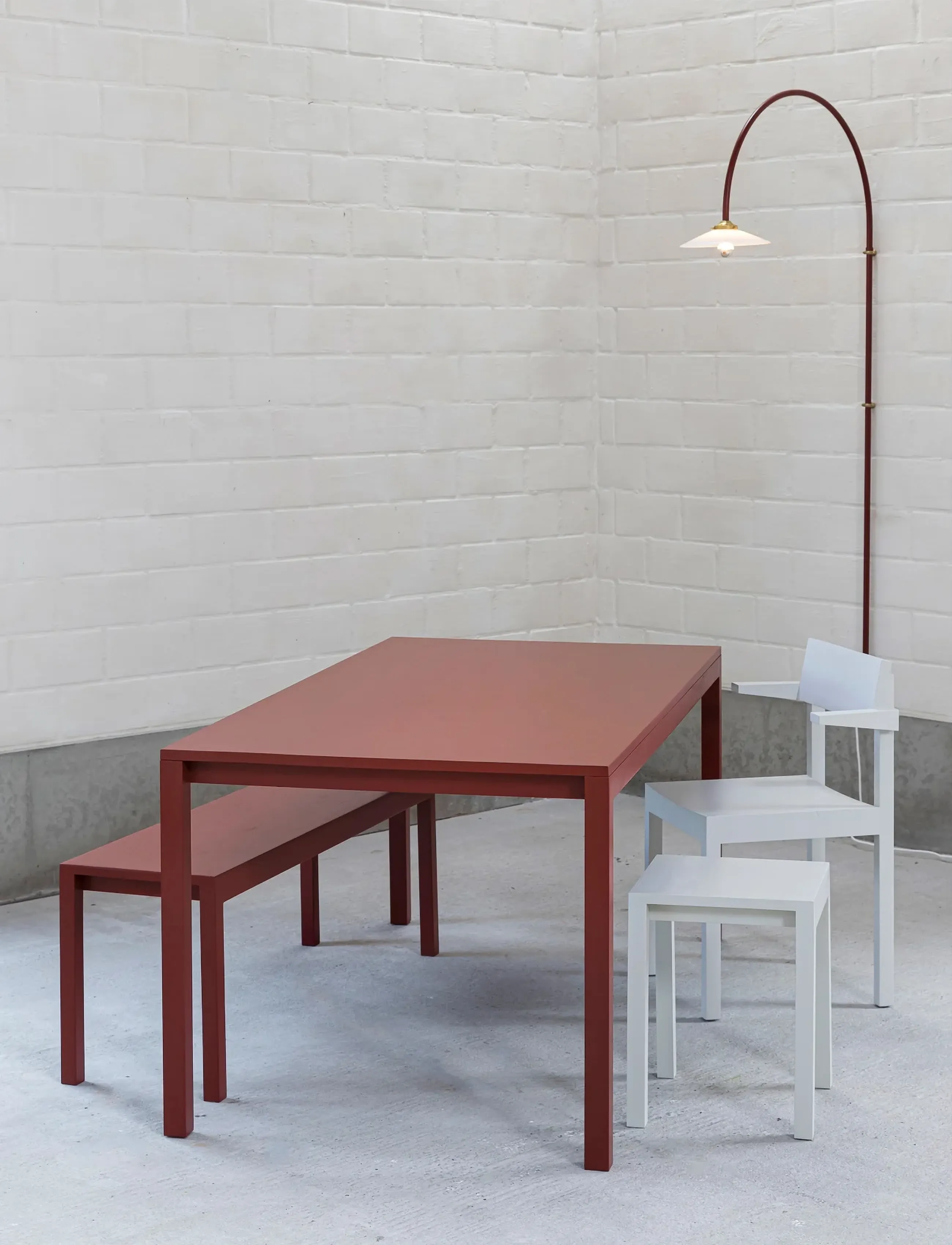 Valerie Objects Hanging Lamp N°2 Menie Red Mvs, One Size, Nude, Lamper > Væglamper, Unisex
