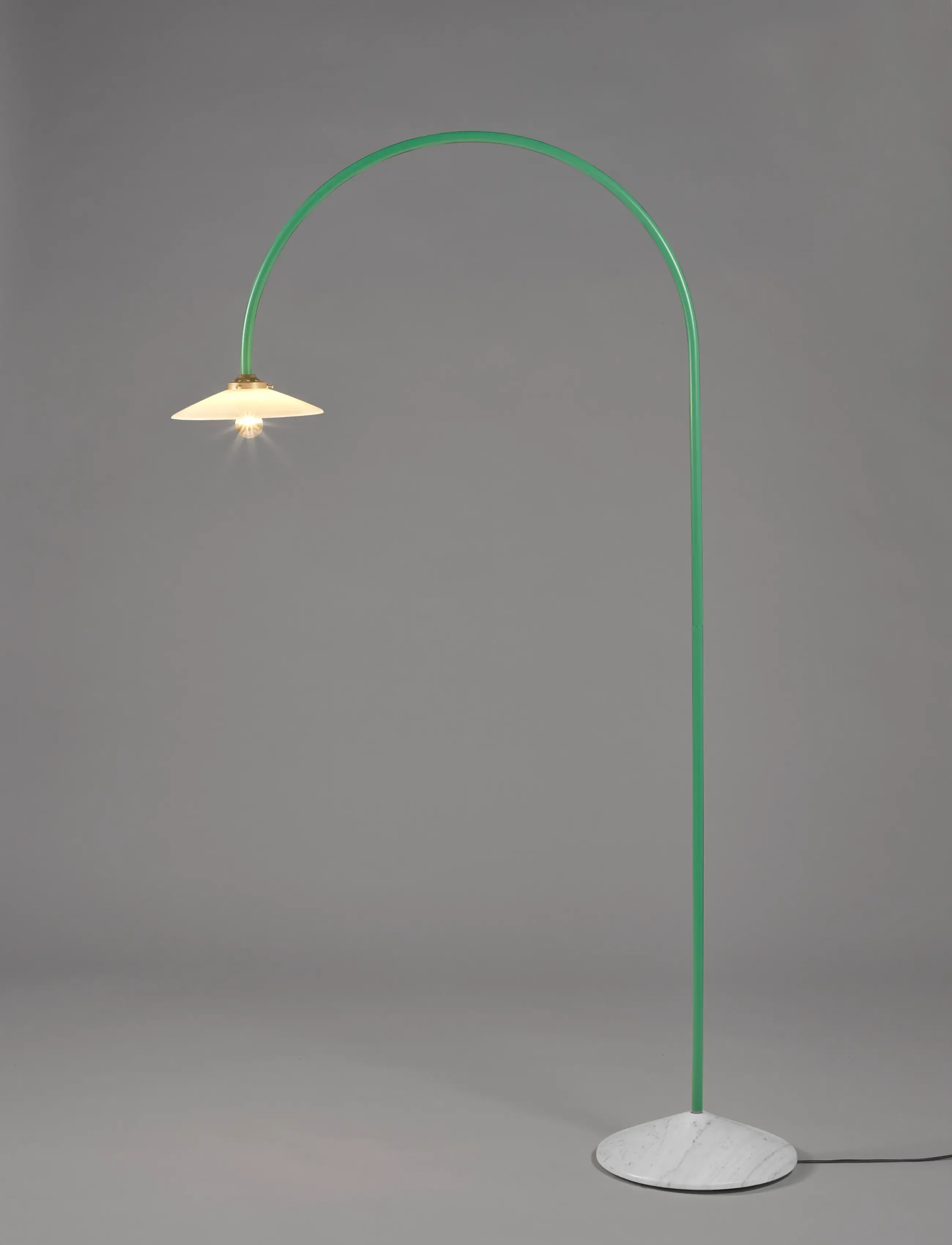 Valerie Objects Standing Lamp Marble N°2 Green, H172 cm, Green, Lamper > Gulvlamper, Unisex