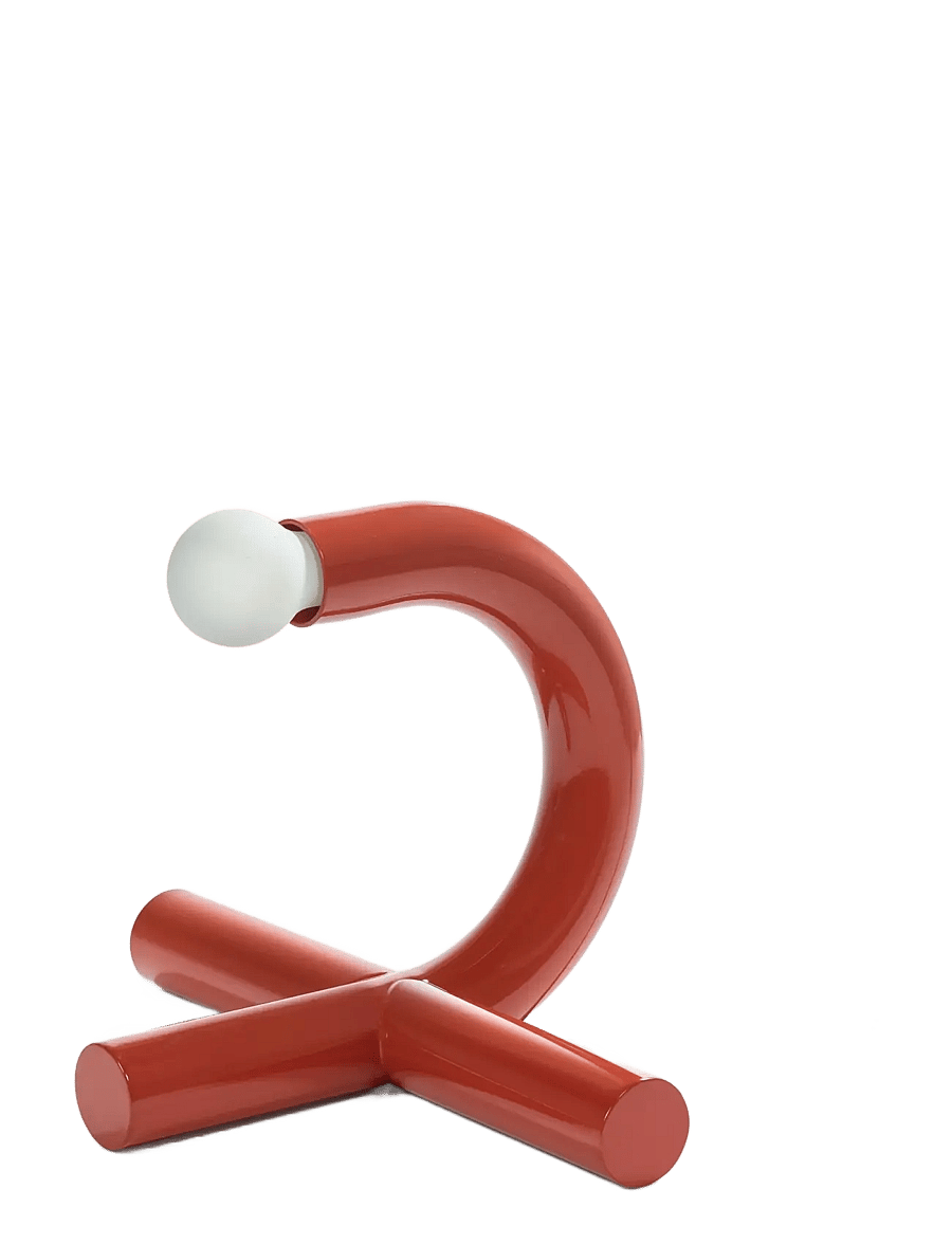 Valerie Objects - TABLE LAMP GREEN LA TRE VERDE - schreibtisch- & tischlampen - red - 1