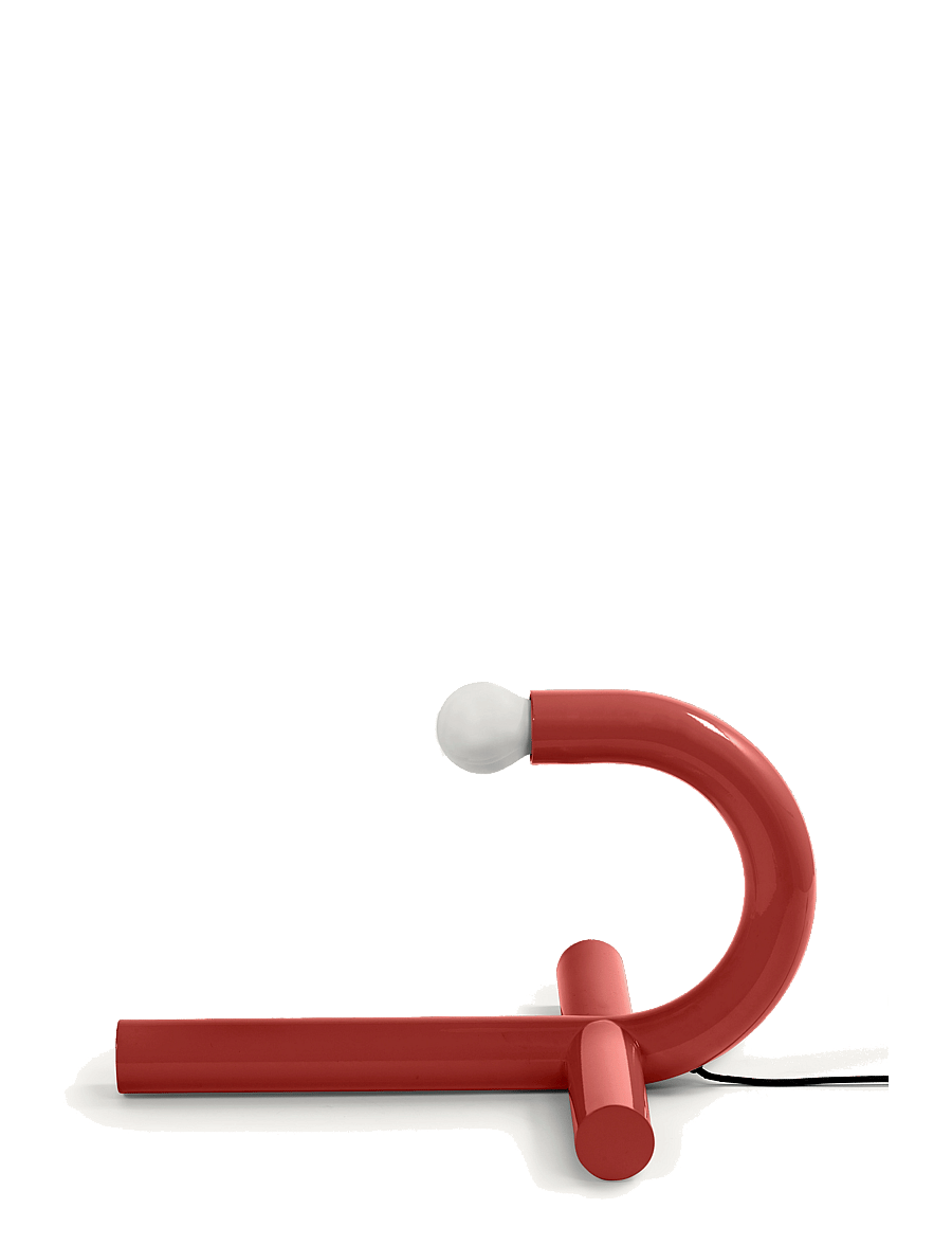 Valerie Objects - TABLE LAMP RED LA TRE E MEZZO ROSSA - schreibtisch- & tischlampen - red - 2