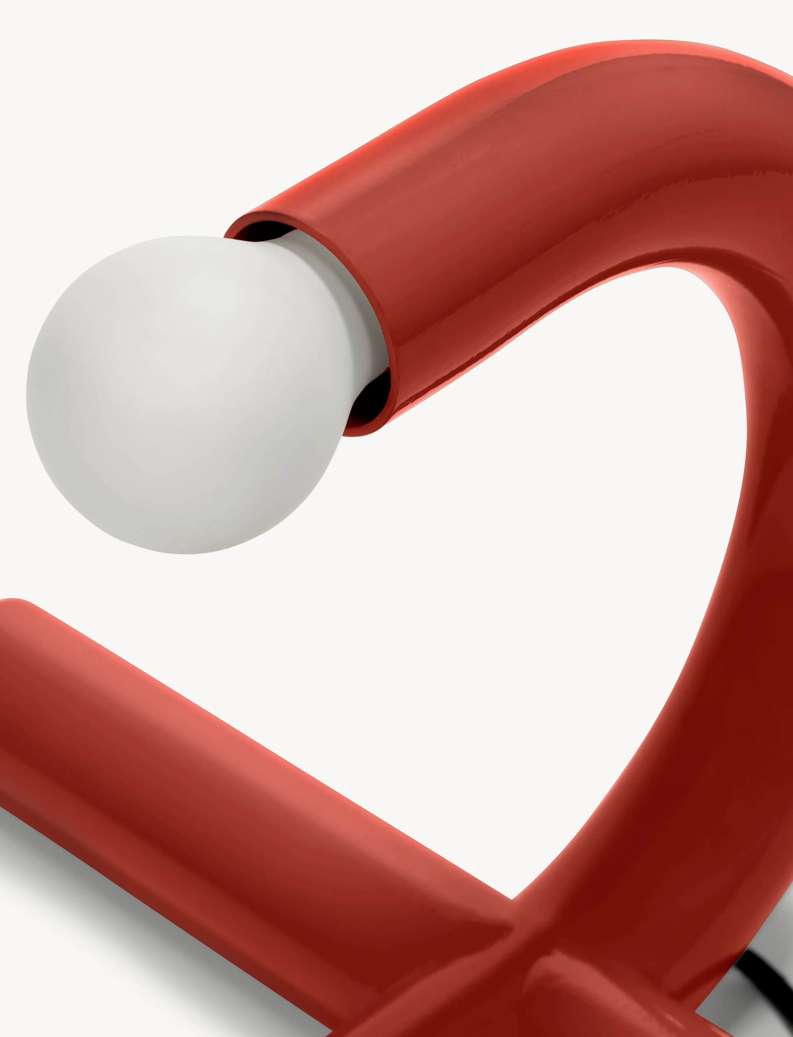 Valerie Objects - TABLE LAMP RED LA TRE E MEZZO ROSSA - schreibtisch- & tischlampen - red - 4