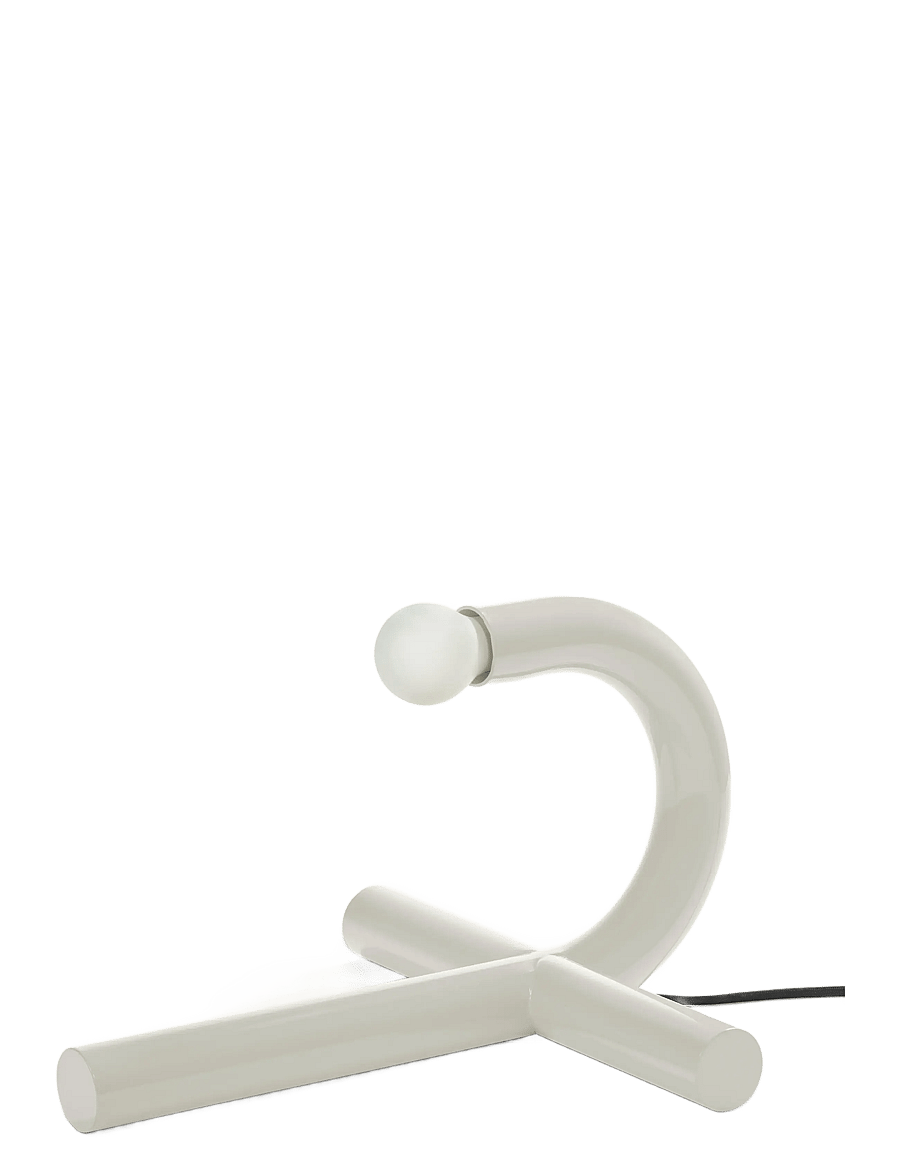Valerie Objects - TABLE LAMP RED LA TRE E MEZZO ROSSA - schreibtisch- & tischlampen - white - 1