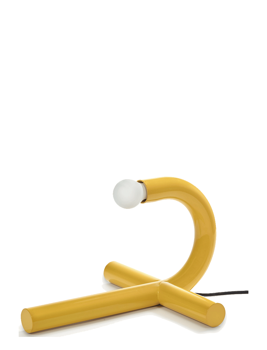 Valerie Objects - TABLE LAMP WHITE LA TRE E MEZZO BIANCA - schreibtisch- & tischlampen - yellow - 1