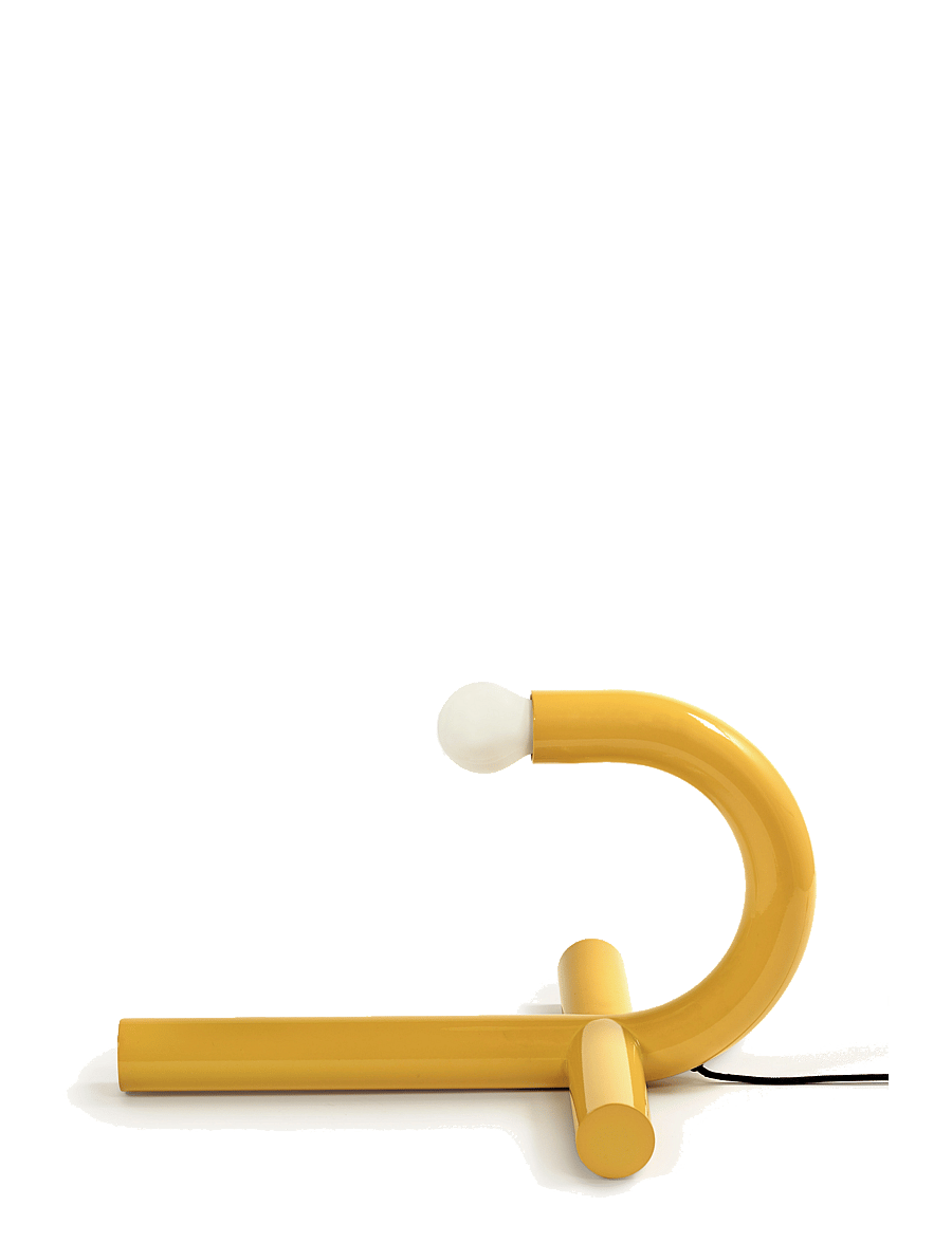 Valerie Objects - TABLE LAMP WHITE LA TRE E MEZZO BIANCA - schreibtisch- & tischlampen - yellow - 2