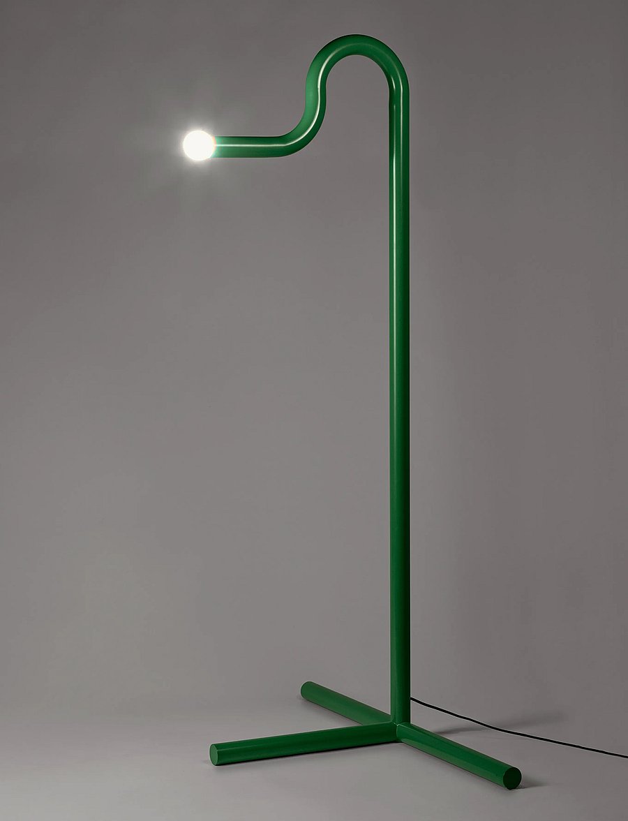 Valerie Objects - FLOOR LAMP GREEN LA UNO VERDE - põrandalambid - green - 2