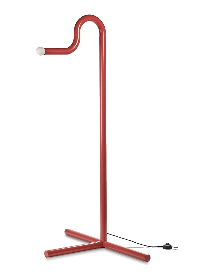 Valerie Objects - FLOOR LAMP GREEN LA UNO VERDE - põrandalambid - red - 1