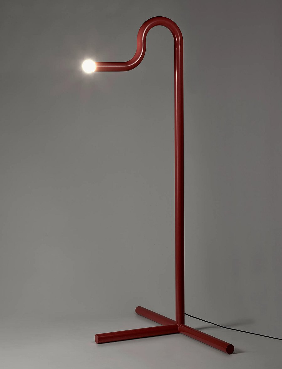 Valerie Objects - FLOOR LAMP GREEN LA UNO VERDE - põrandalambid - red - 3